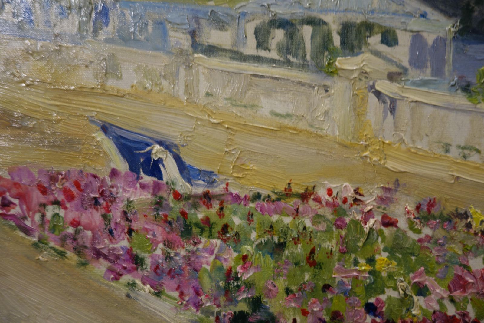 Nikolaj Latyshenko"Boarding On The Volga River"  Oil Cm. 47 X 34 19821982 photo for sale