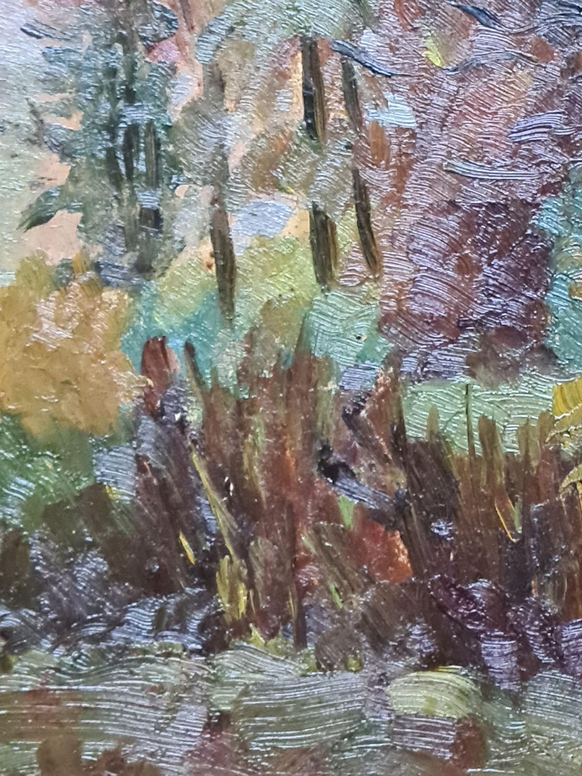 Georges Guerinfrench Impressionist Barbizon School Landscape, Autumn Glory And Azeleas1937 photo vinterior