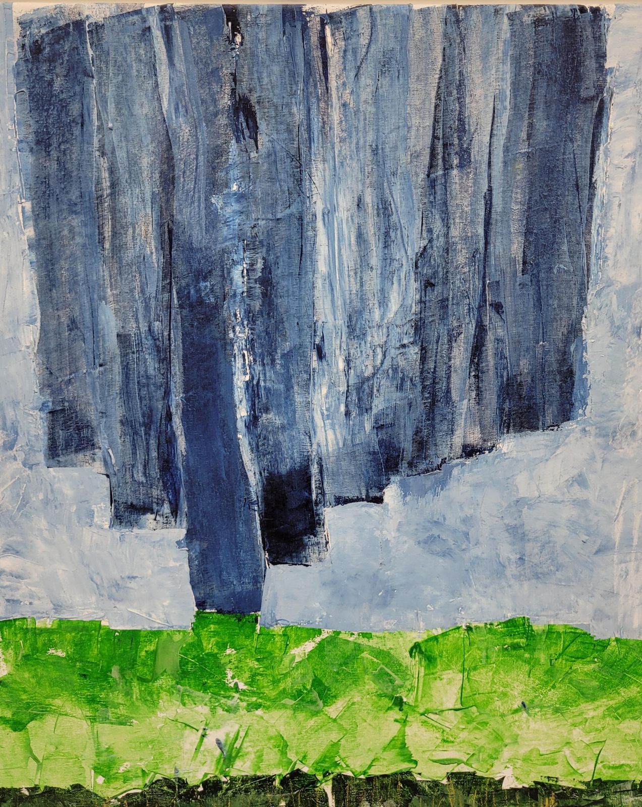 Christian Manoury Contemporary Abstract Expressionist Color Field Landscape.  Les Champs Xi.2020 photo 4305.0