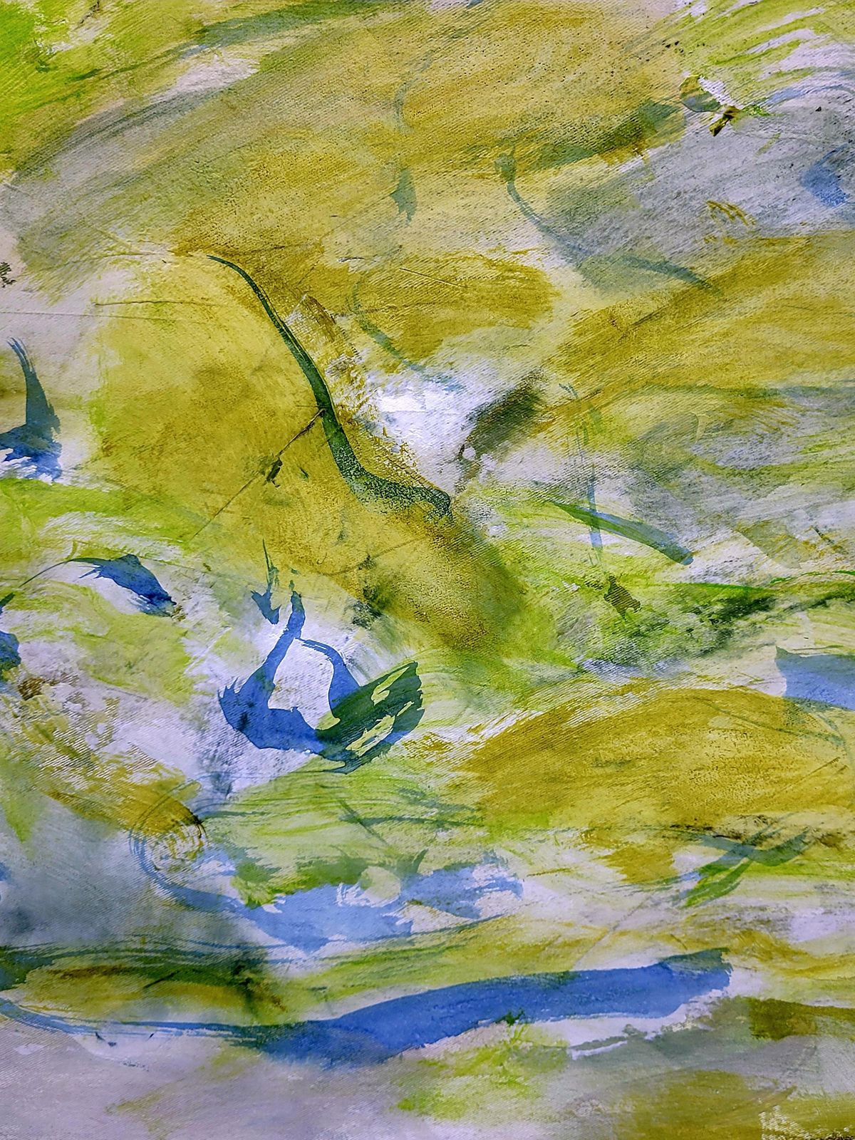 Christian Manoury Contemporary Abstract Expressionist,  Color Field Landscape.  Les Champs VIII.2021 photo vinterior