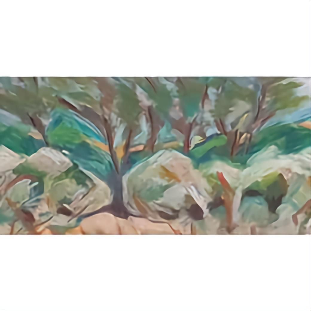 Bernadette Van Baarsen 'Le Chemin Privé B'. Contemporary Fauvist Pastel Landscape.2023 photo buy