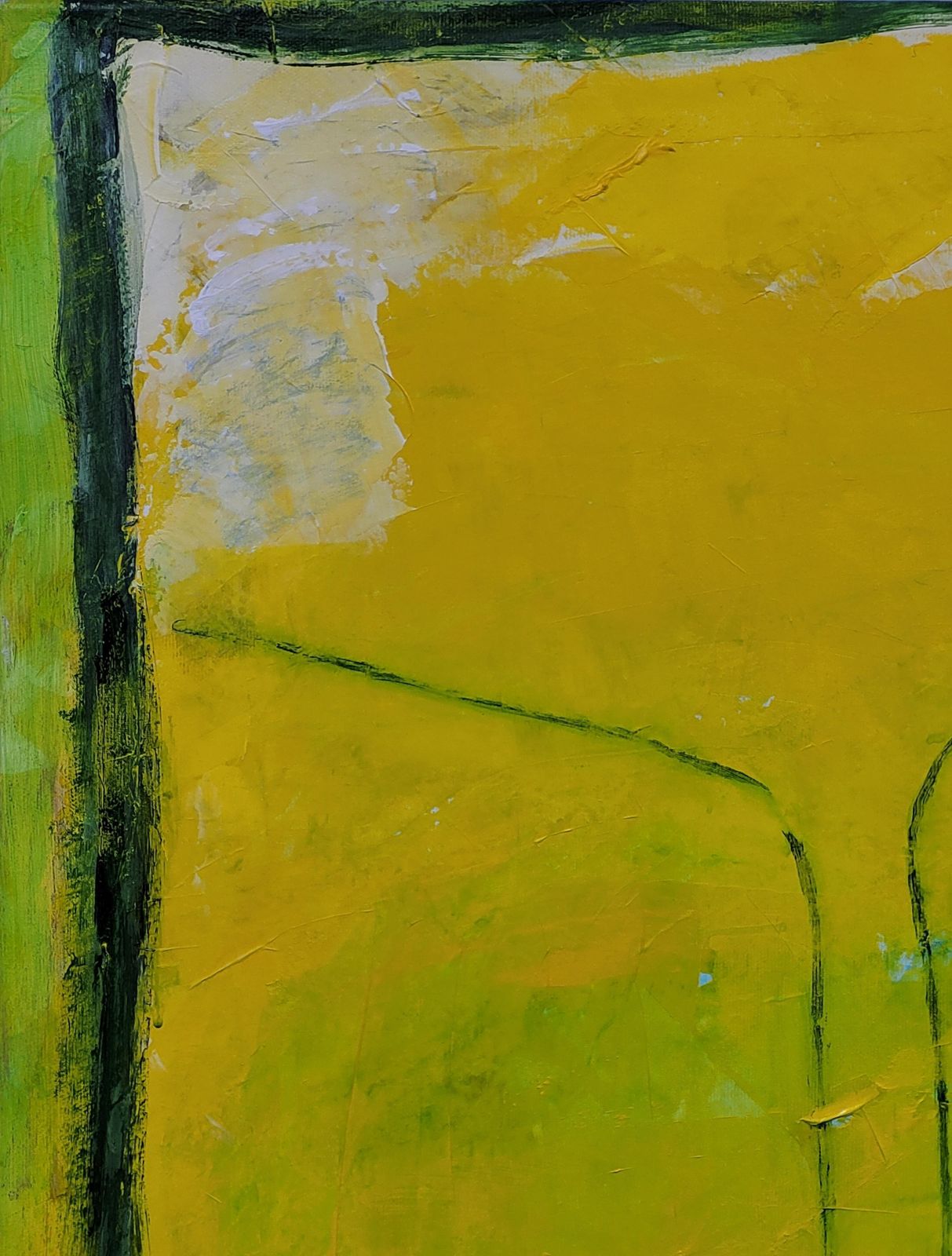 Christian Manoury Contemporary Abstract Expressionist Color Field Landscape, Les Champs Iv2021 photo 5166.0