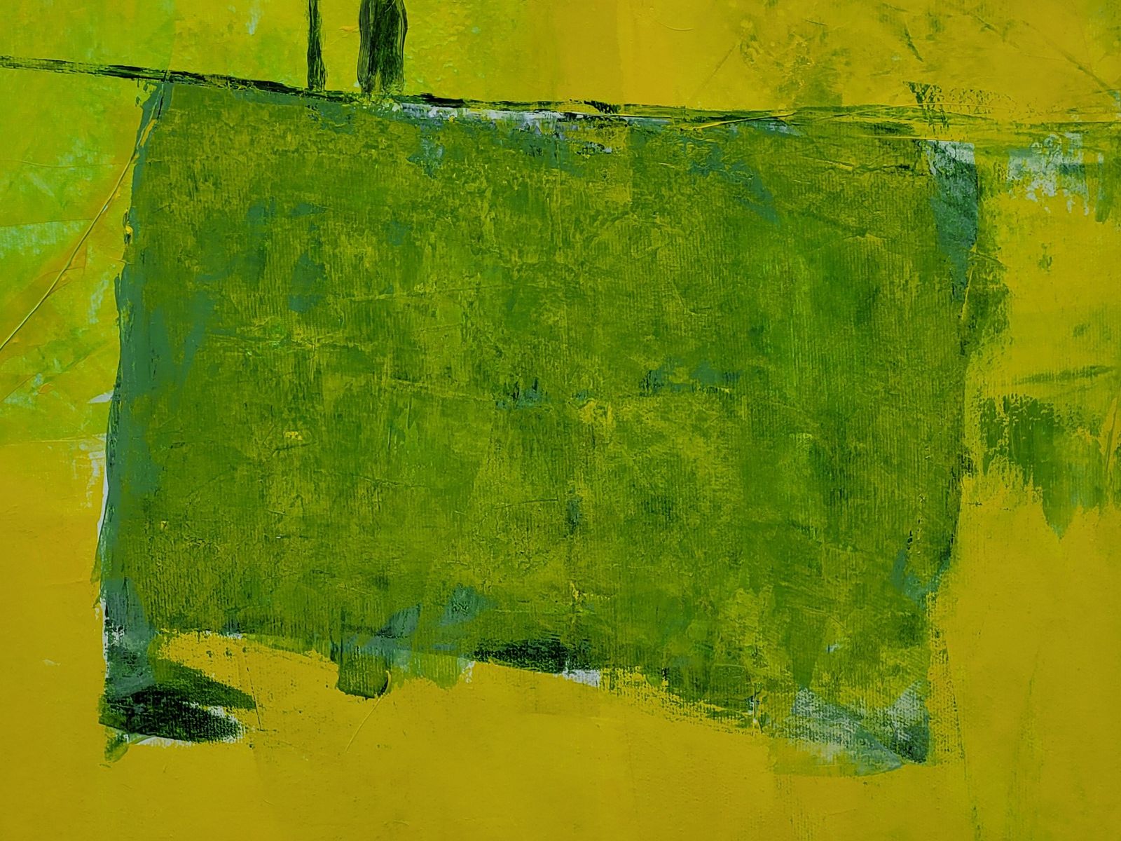 Christian Manoury Contemporary Abstract Expressionist Color Field Landscape, Les Champs Iv2021 photo buy