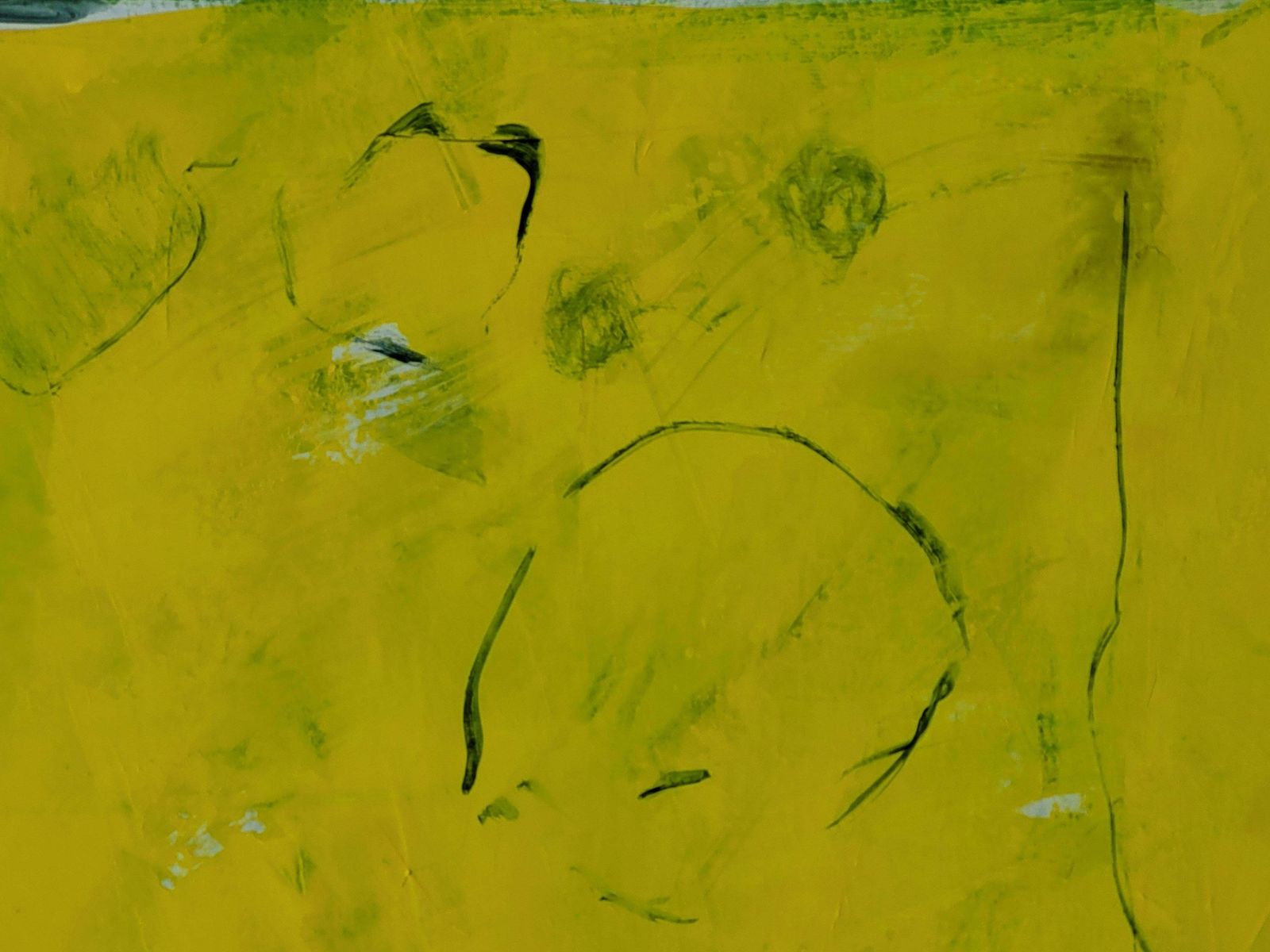 Christian Manoury Contemporary Abstract Expressionist Color Field Landscape, Les Champs Iv2021 photo vintage