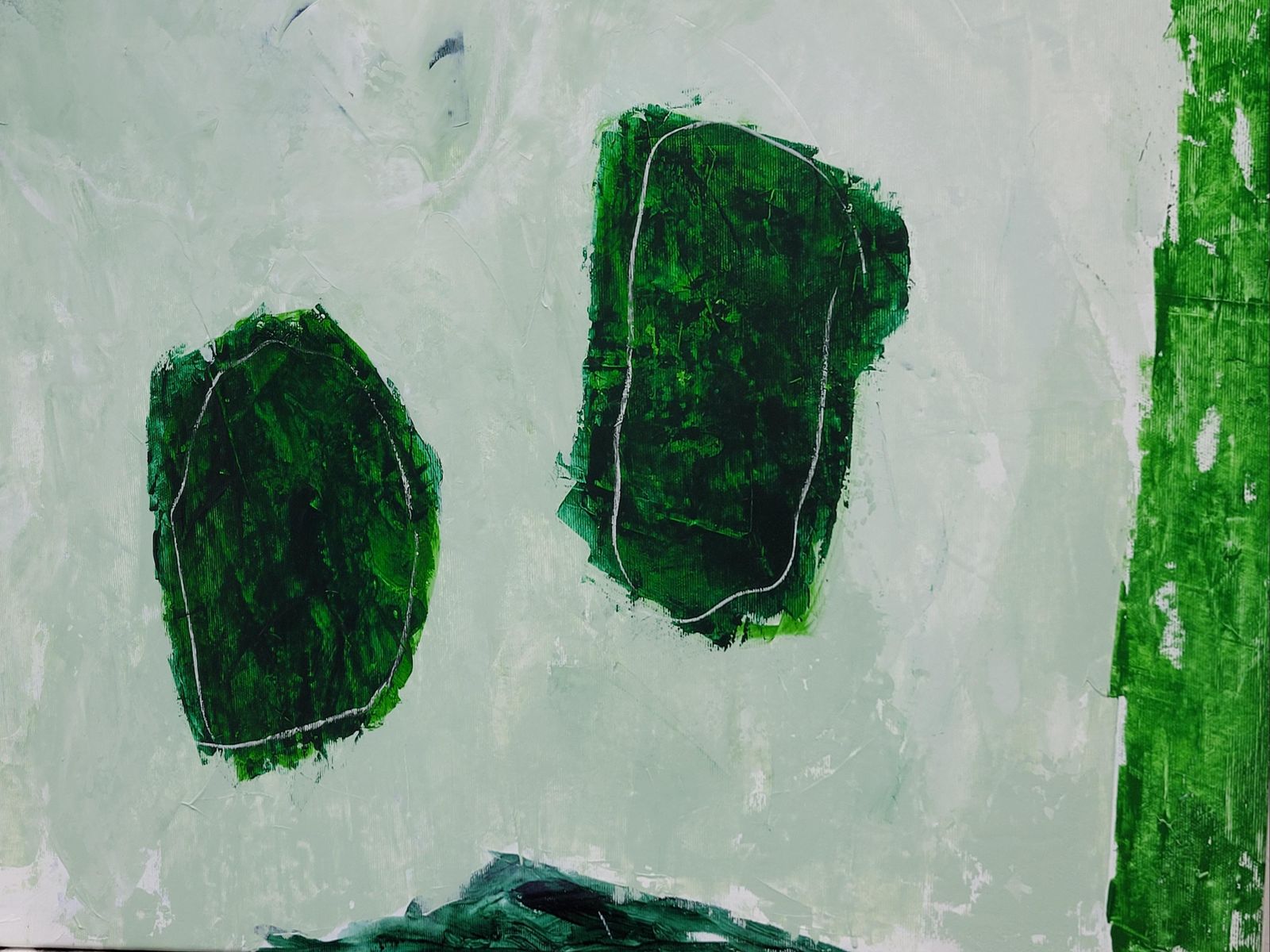 Art Christian Manoury Contemporary Abstract Expressionist Color Field Landscape, Les Champs V2019 photo