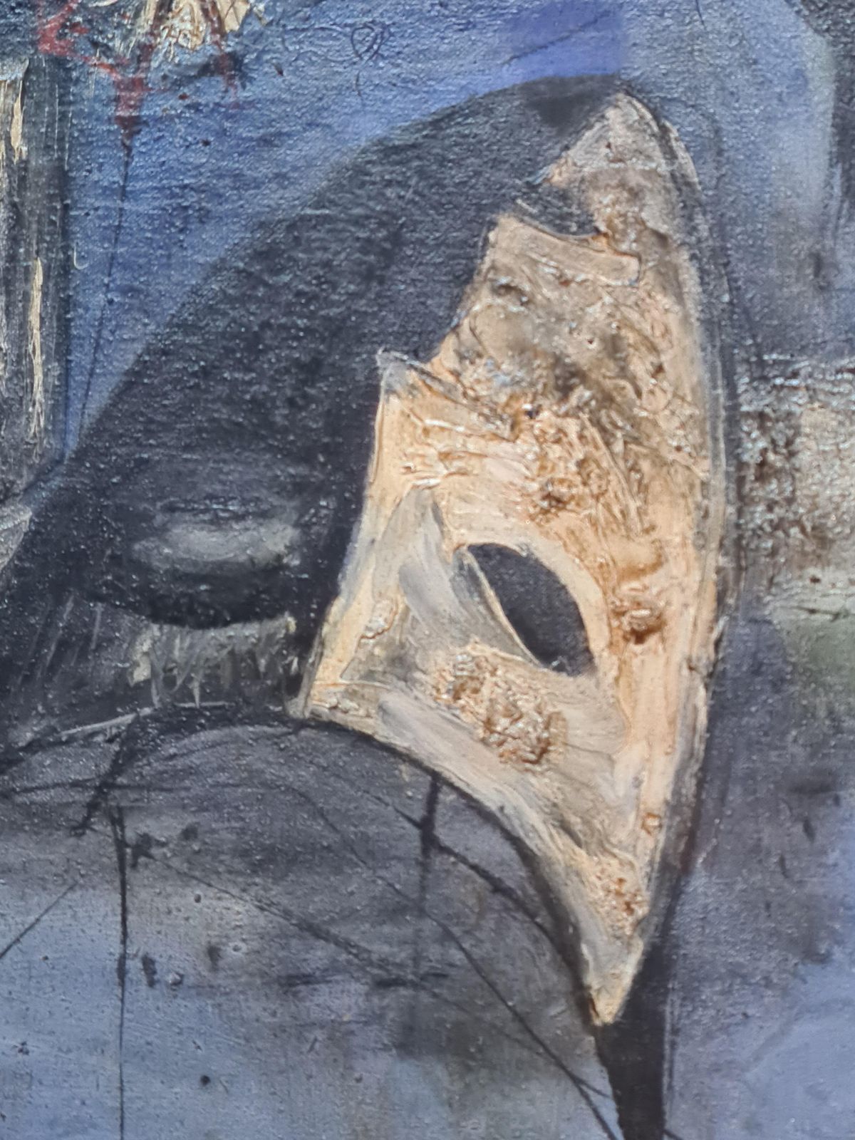 French Expressionist Still Life In Oil, Ecole De Nice, By Jean Marie Gouttin, Circle Of Bernard Buffet photo Art