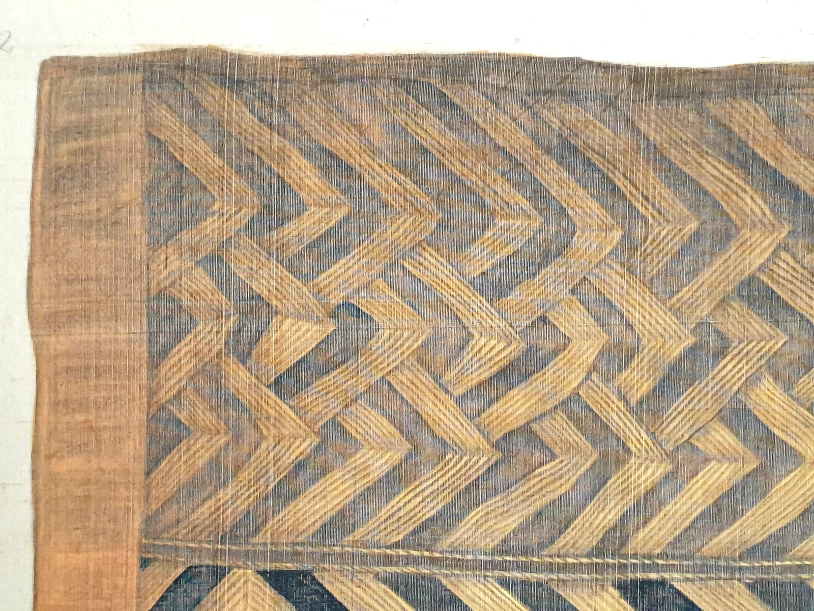 La Roche Laffitte, Painting Of An Antique Caucasian 'Kuba' Tribal Item, Watercolour On Silk photo Art