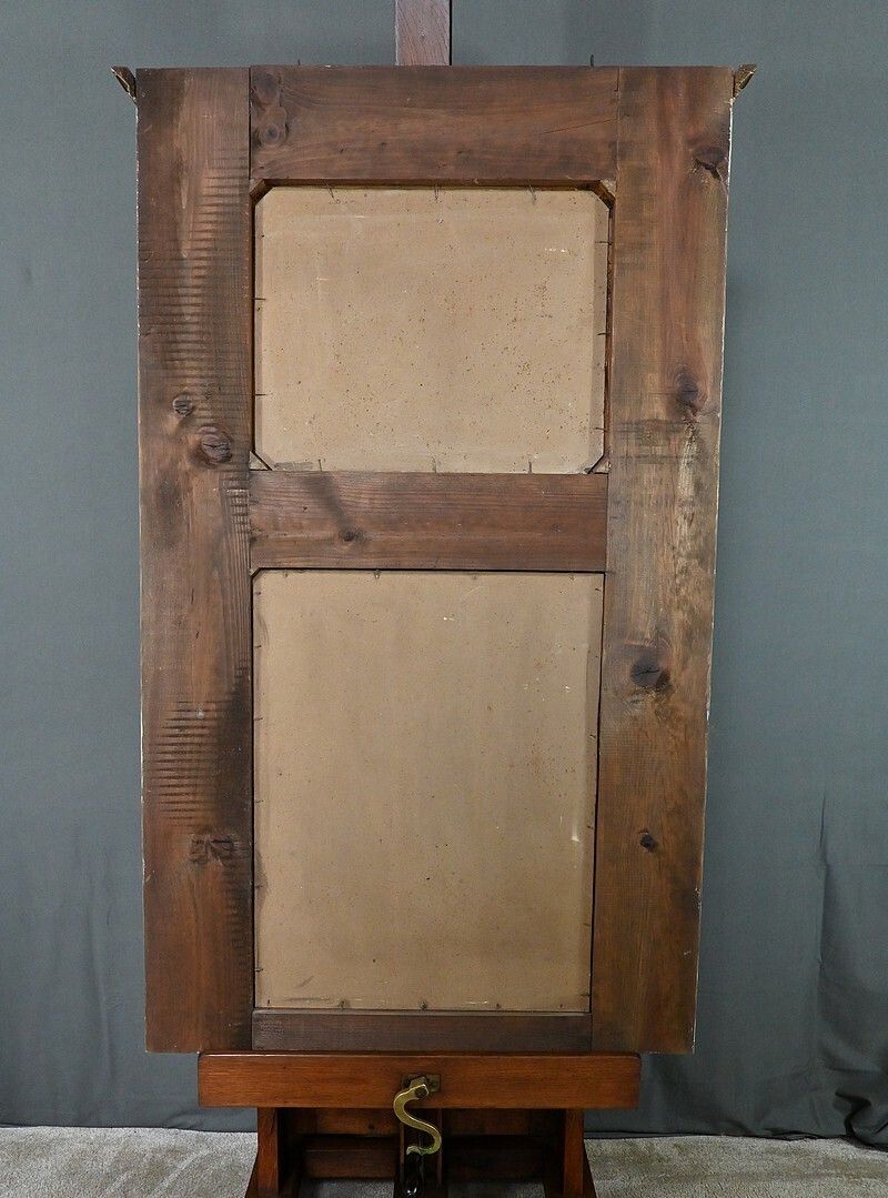 photo buy Painted Wooden Trumeau Mirror, Louis XV Style – Late 19th Century