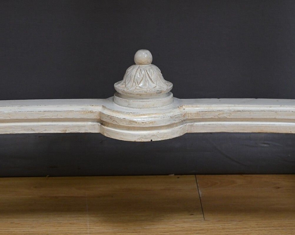 photo for sale Painted Wooden Piano Bench, Louis XVI Style – Late 19th Century