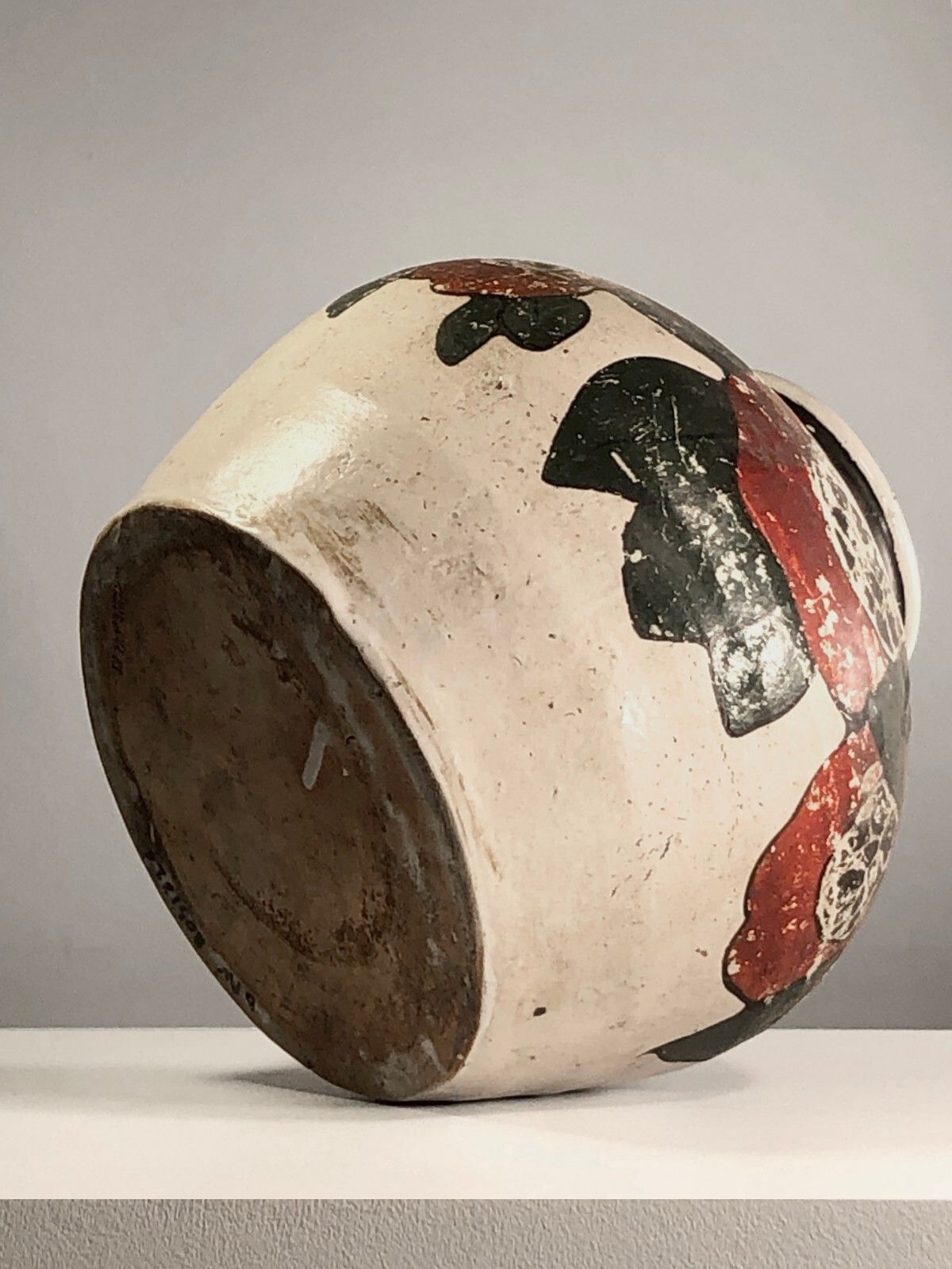 1930 Betsy Augeron Ceramic Vase Art Deco Nouveau Modernist Wiener Workshop photo for sale