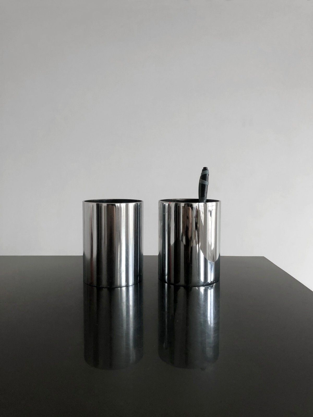 1970 2 Pencil Pots Cups Seventies Radical Space Age Pop Shabby Chic Kappa photo furniture