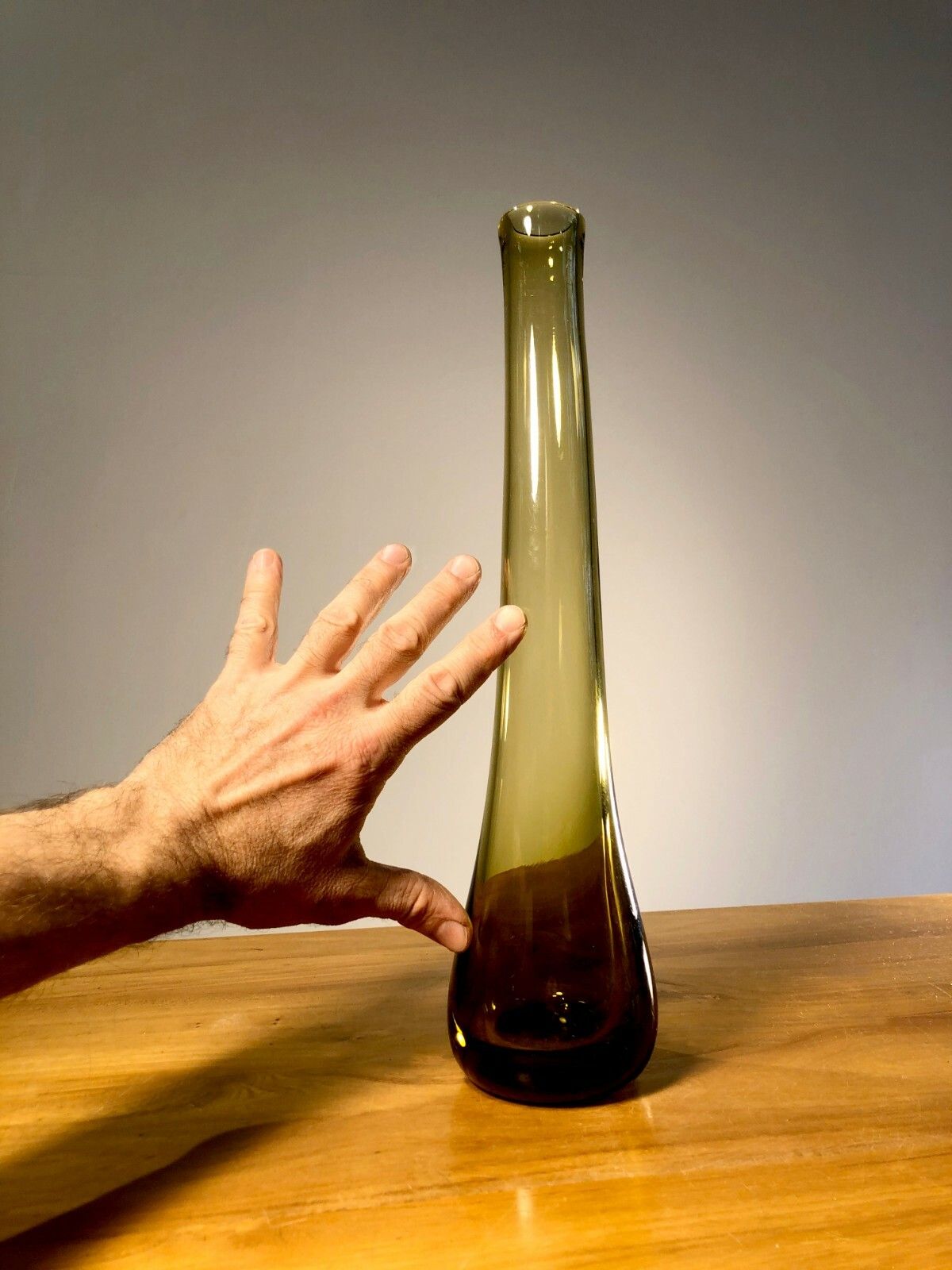 1960 Claude Morin Vase Solifloro Form Free Modernist Dieulefit Ruelland photo vinterior