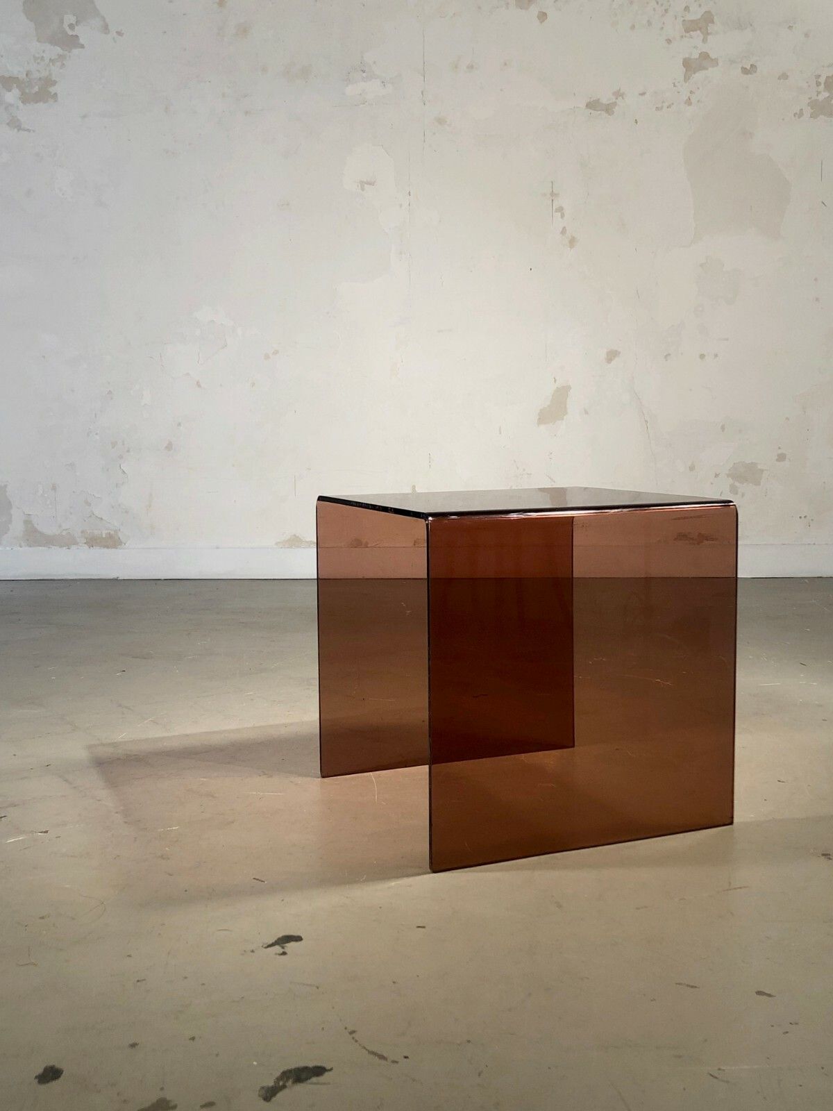 1970 Michel Dumas Postmodernist Space Age Coffee Table Or Bedside Mahey Pergay