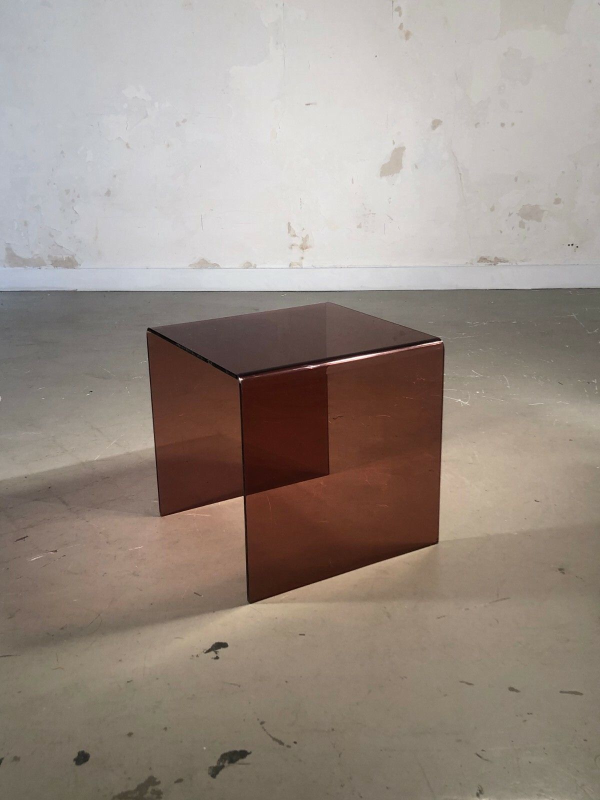 1970 Michel Dumas Postmodernist Space Age Coffee Table Or Bedside Mahey Pergay photo buy