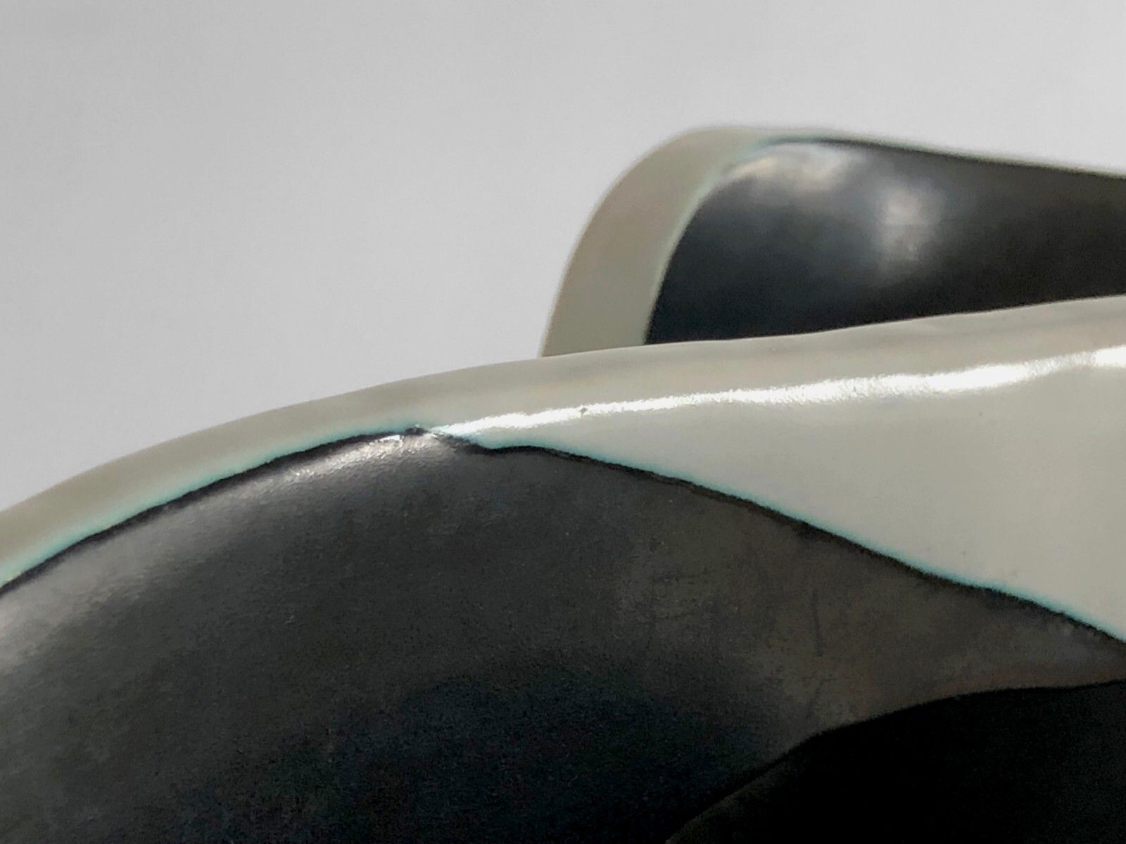 1950 Elchinger Modernist Ceramic Vase Free Form Juve Chambost Accolay photo for sale