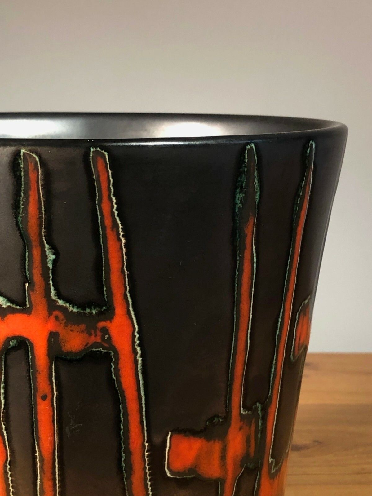 1950 Modernist Shabby Chic Ceramic Flower Pot Vallauris Cloutier Accolay photo 295.0