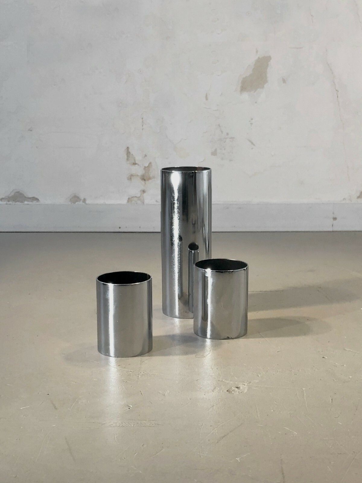 1970 3 Vases / Pots Roll Post Modernist Bauhaus Memphis Kappa Monnet Boyer