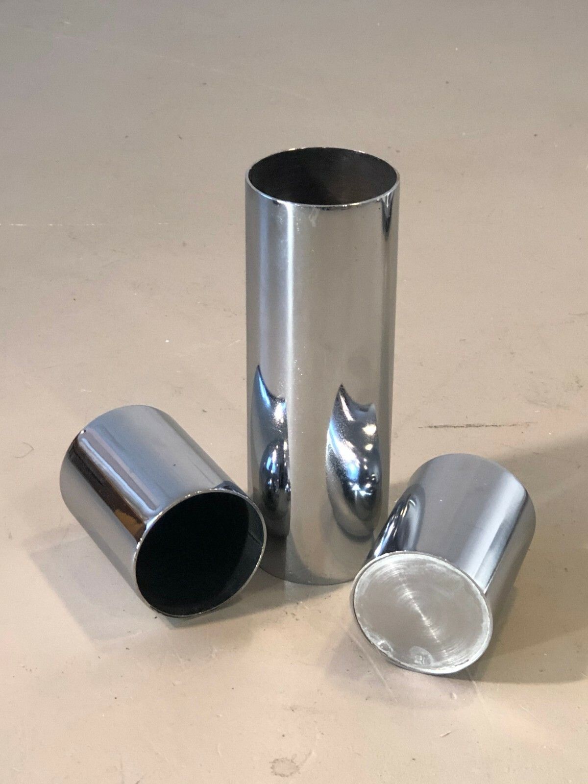 1970 3 Vases / Pots Roll Post Modernist Bauhaus Memphis Kappa Monnet Boyer photo for sale