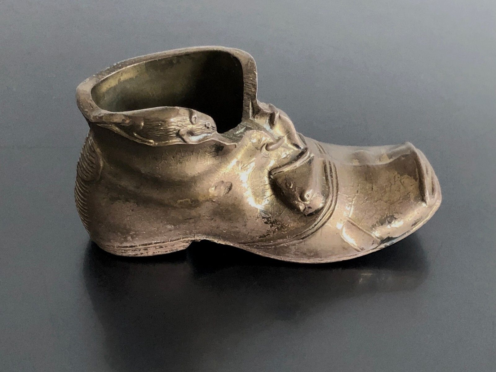1970 Sculpture Bronze Shabby Chic Miniature Shoe New Realism Pop photo for sale