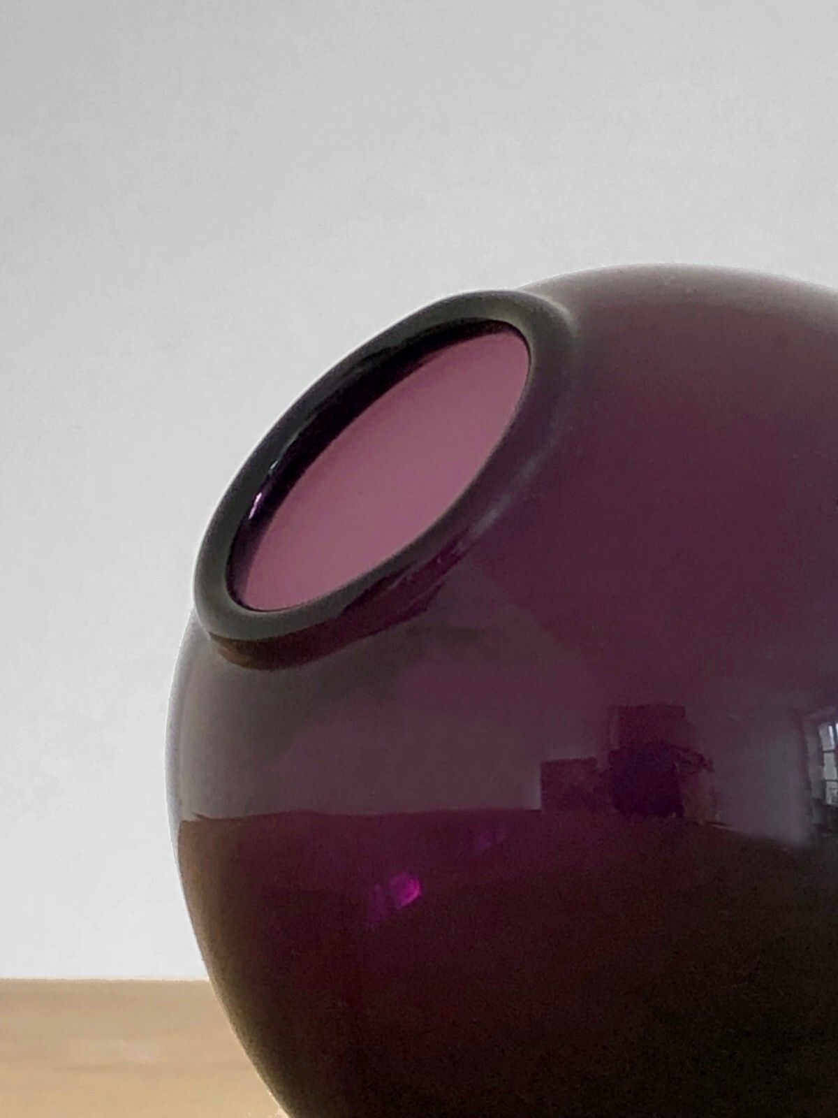 1960 Biot 2 Ball Modernist Glass Free Form Shabby Chic Morin Murano photo 505.0