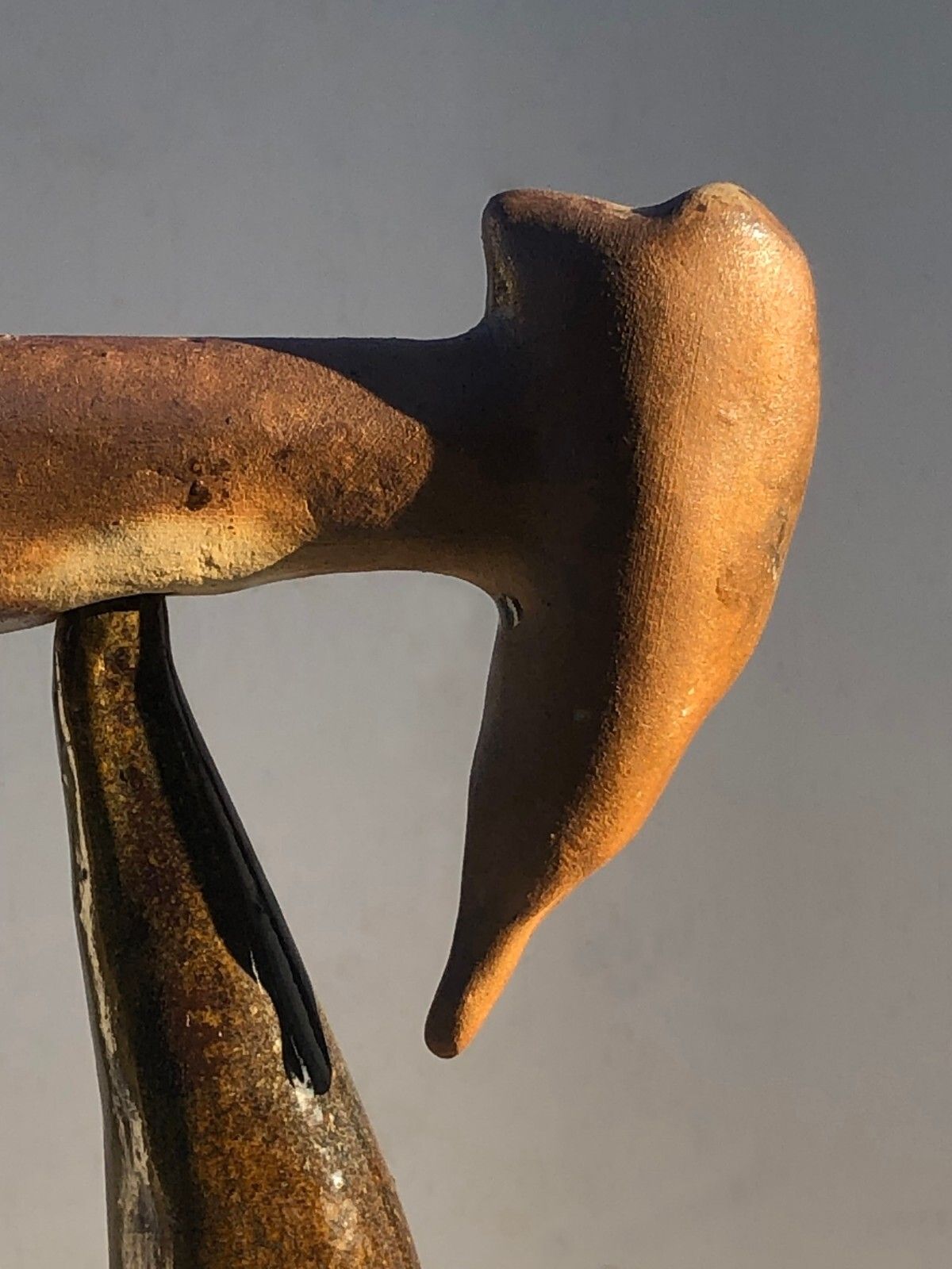 1980 90 Sculpture Stoneware Zoomorph Brutalist Shabby Chic La Borne Vallauris Joulia photo for sale