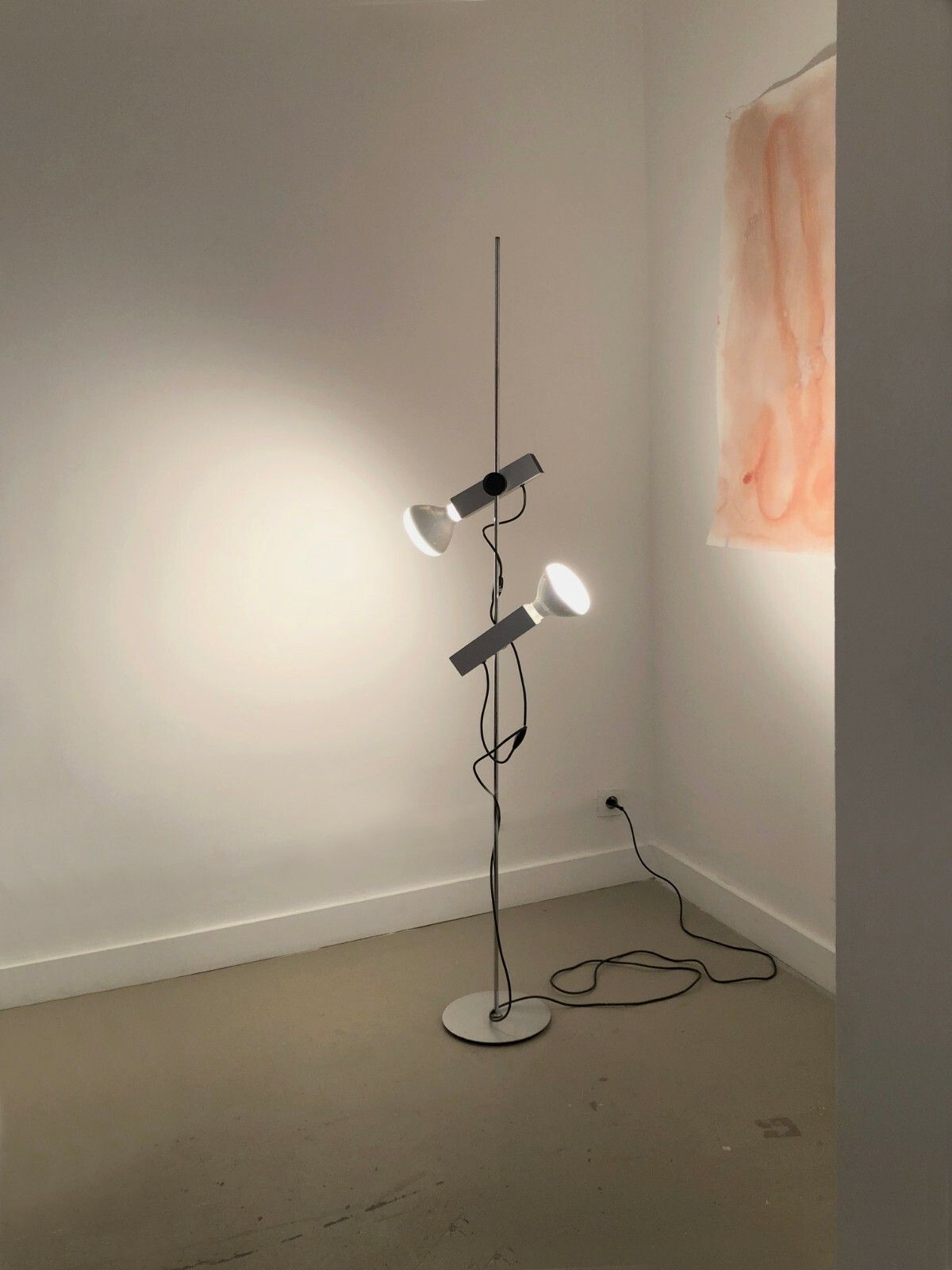 1970 Etienne Fermigier Monix Modernist Stilnovo Arteluce Disderot Lamp