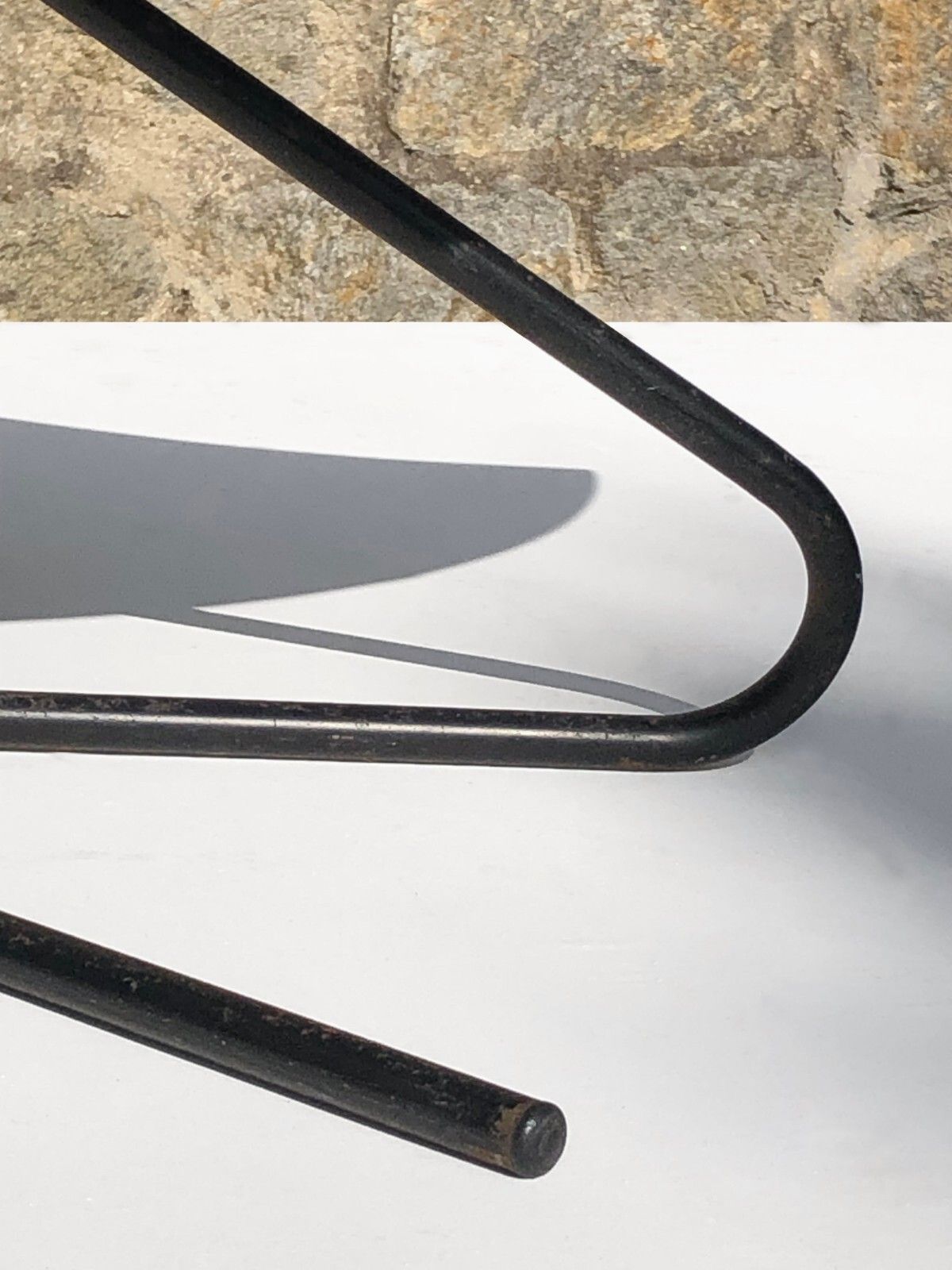 photo vinterior 1950 Modernist Coffee Table Free Form Reconstruction Hitier Mategot Mobilor