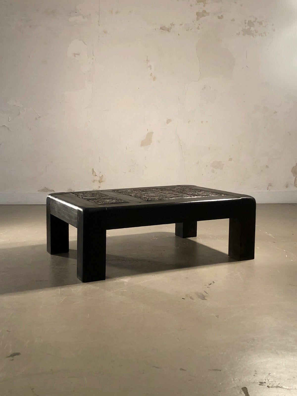 1970 Roland Zobel Les Cyclades Modernist Brutalist Bass Table Capron Vallauris photo buy