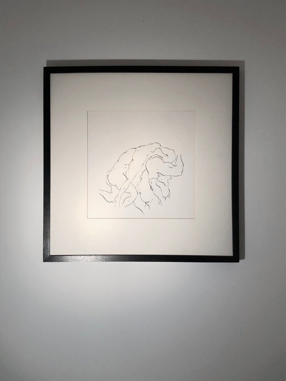 2000 Olivier Pannone "Chimere" Male Nu(s) (S China Ink Figuration Drawing photo furniture