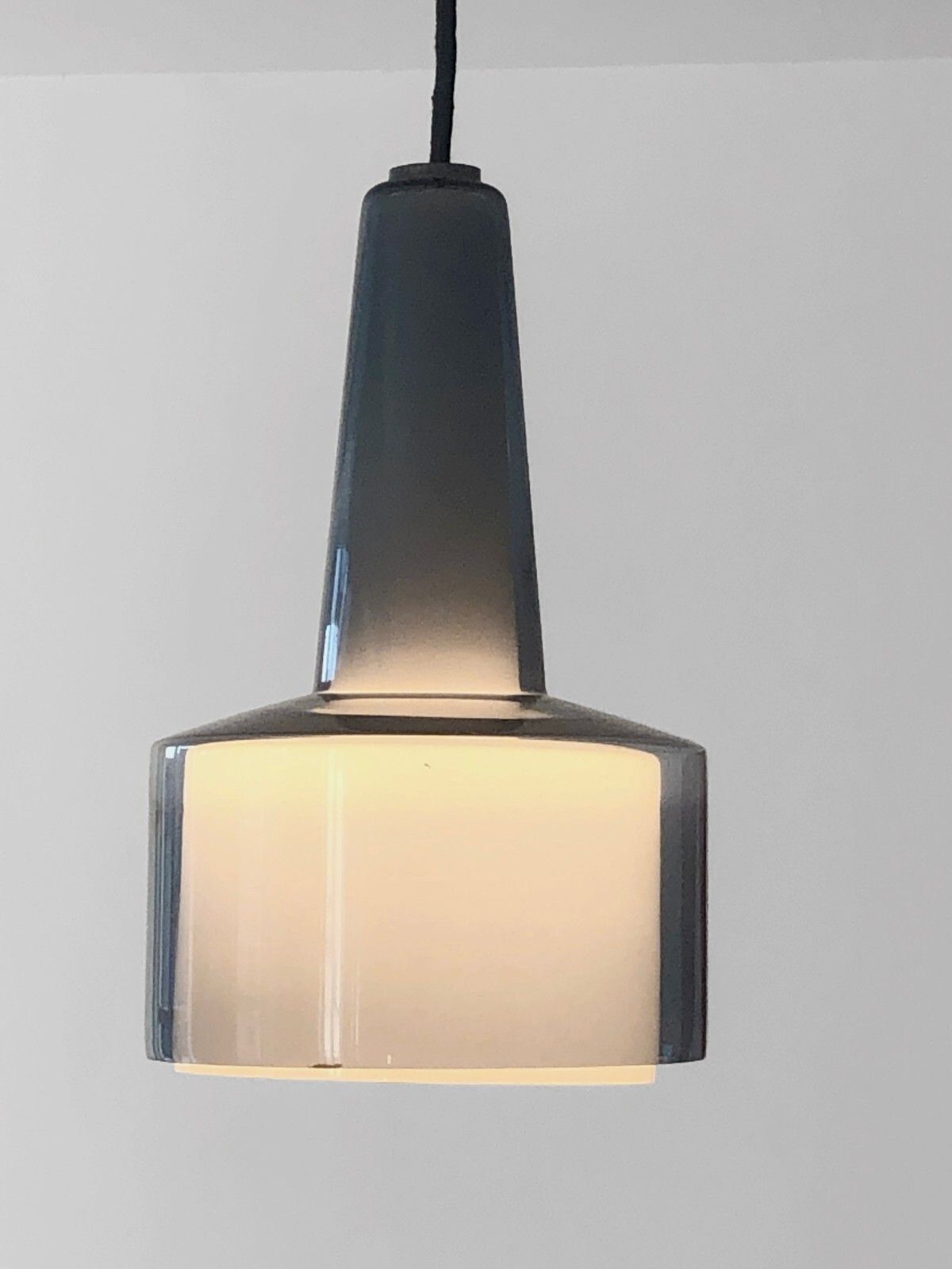 photo furniture 1960 Bent Nordsted Fog & Morup 2 Suspension Chandeliers Modernist Scandinavian Dansk