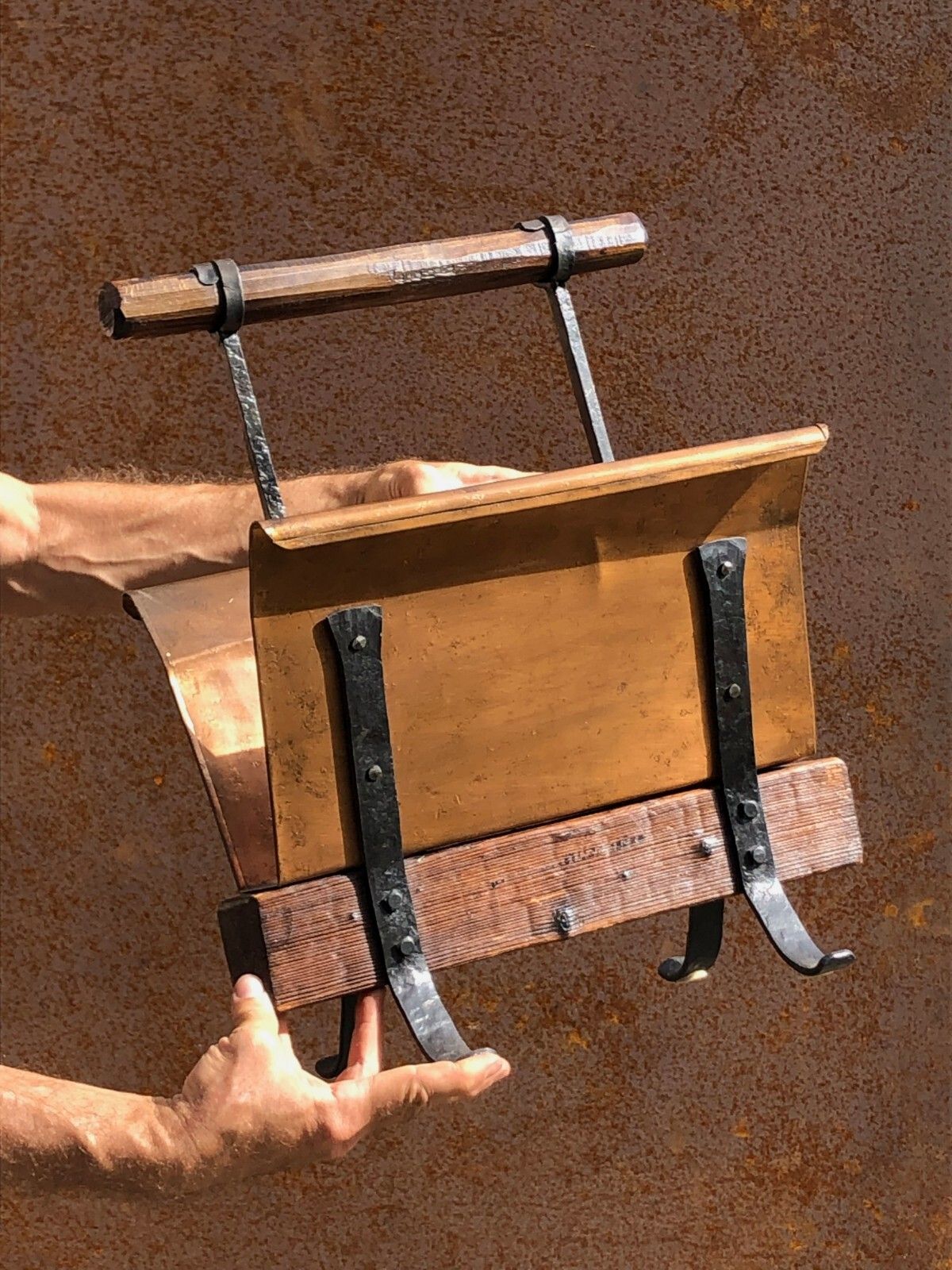 1950 Brutalist Modernist Shabby Chic Magazine Holder Matégot Marolles Jean Touret photo buy