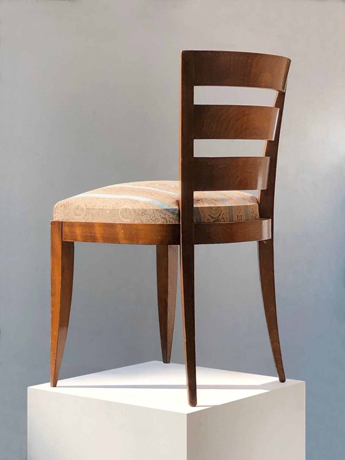 1930 Jean Pascaud 2 Chairs Art Deco Neo Classical Shabby Chic Leleu Ruhlmann photo vinterior