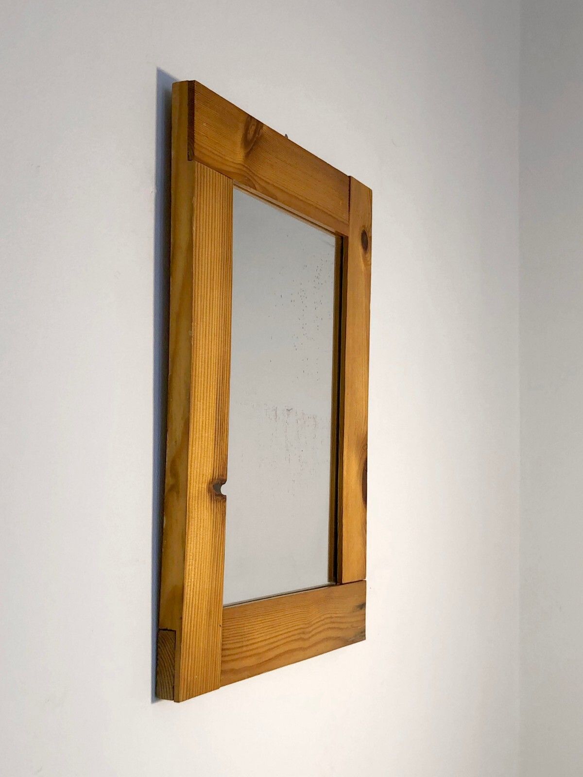 1960 1970 Modernist Constructivist Mirror Les Arcs Perriand Chapo photo for sale