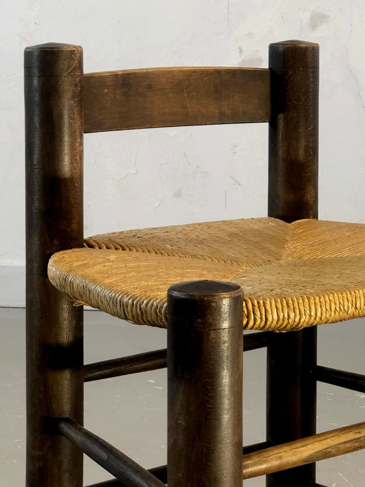 1950 Charles Dudouyt 4 Chairs Stools Modernist Brutalist Chapo Perriand photo buy