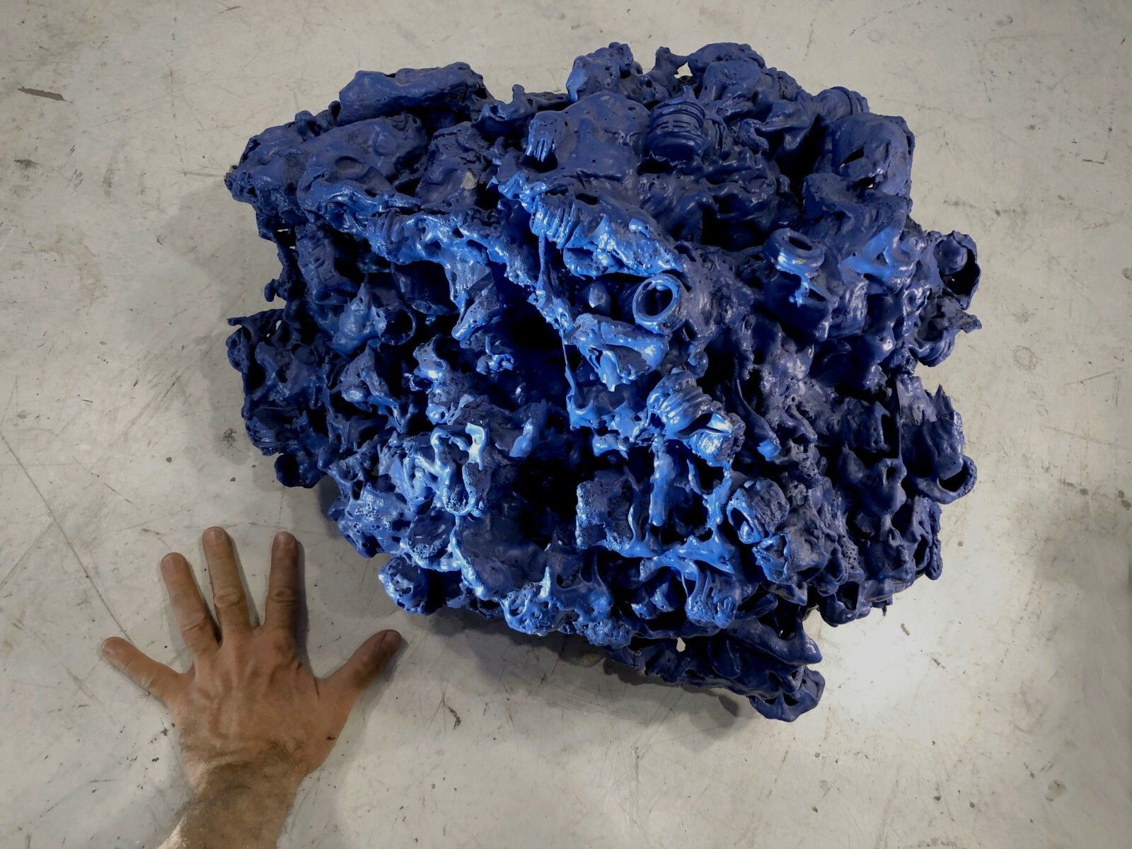 photo for sale 1970 Huge Modernist Pop Sculpture New Realist Arman Durot Klein
