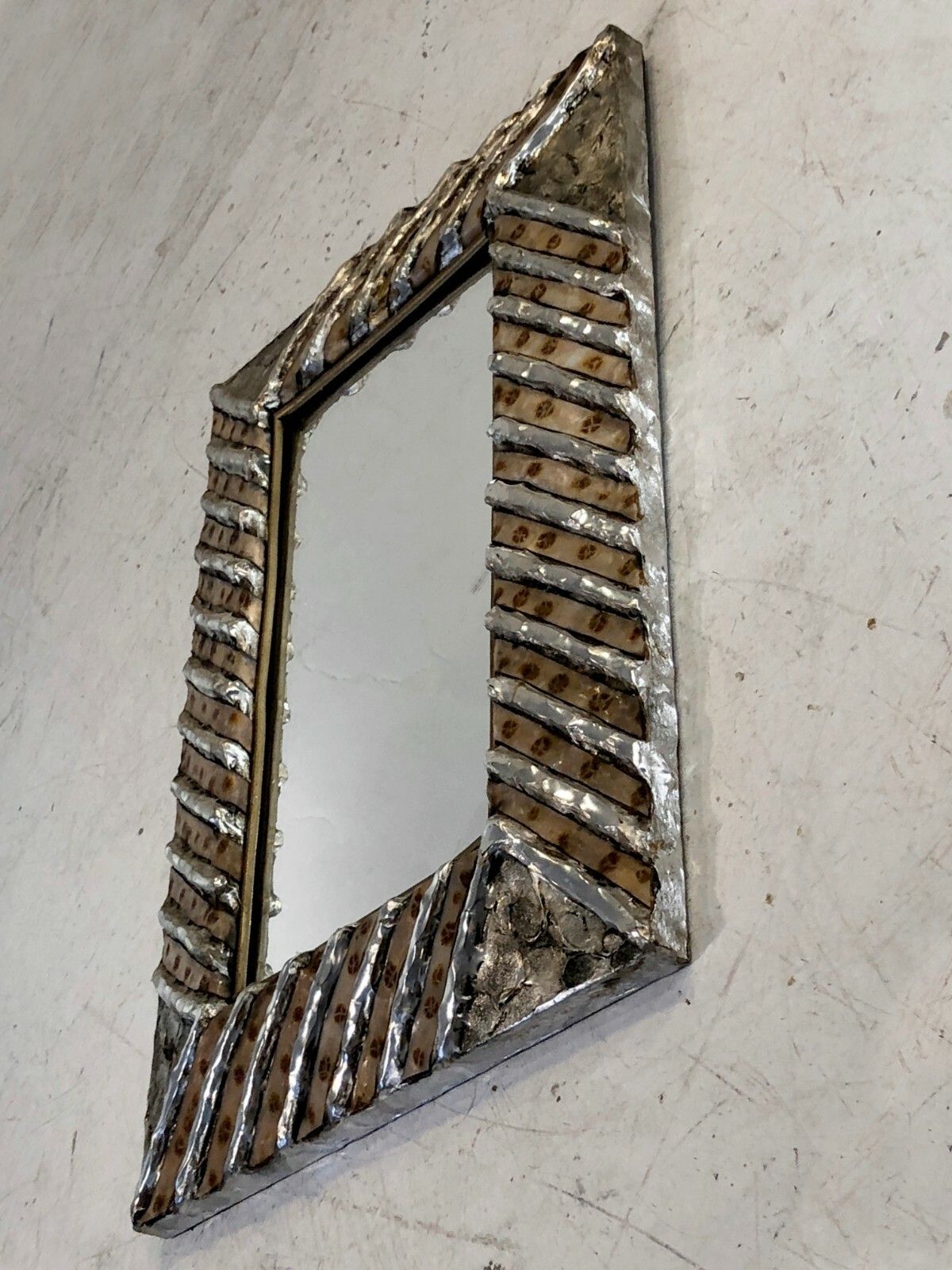 1970 Fitterman Mirror Art Deco Modernist Artist Sculpture Shabby Chic photo furniture