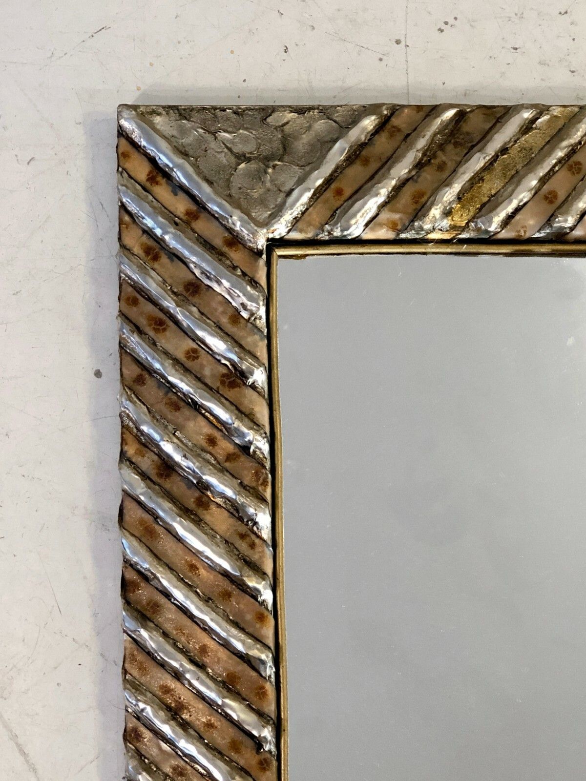 1970 Fitterman Mirror Art Deco Modernist Artist Sculpture Shabby Chic photo Art