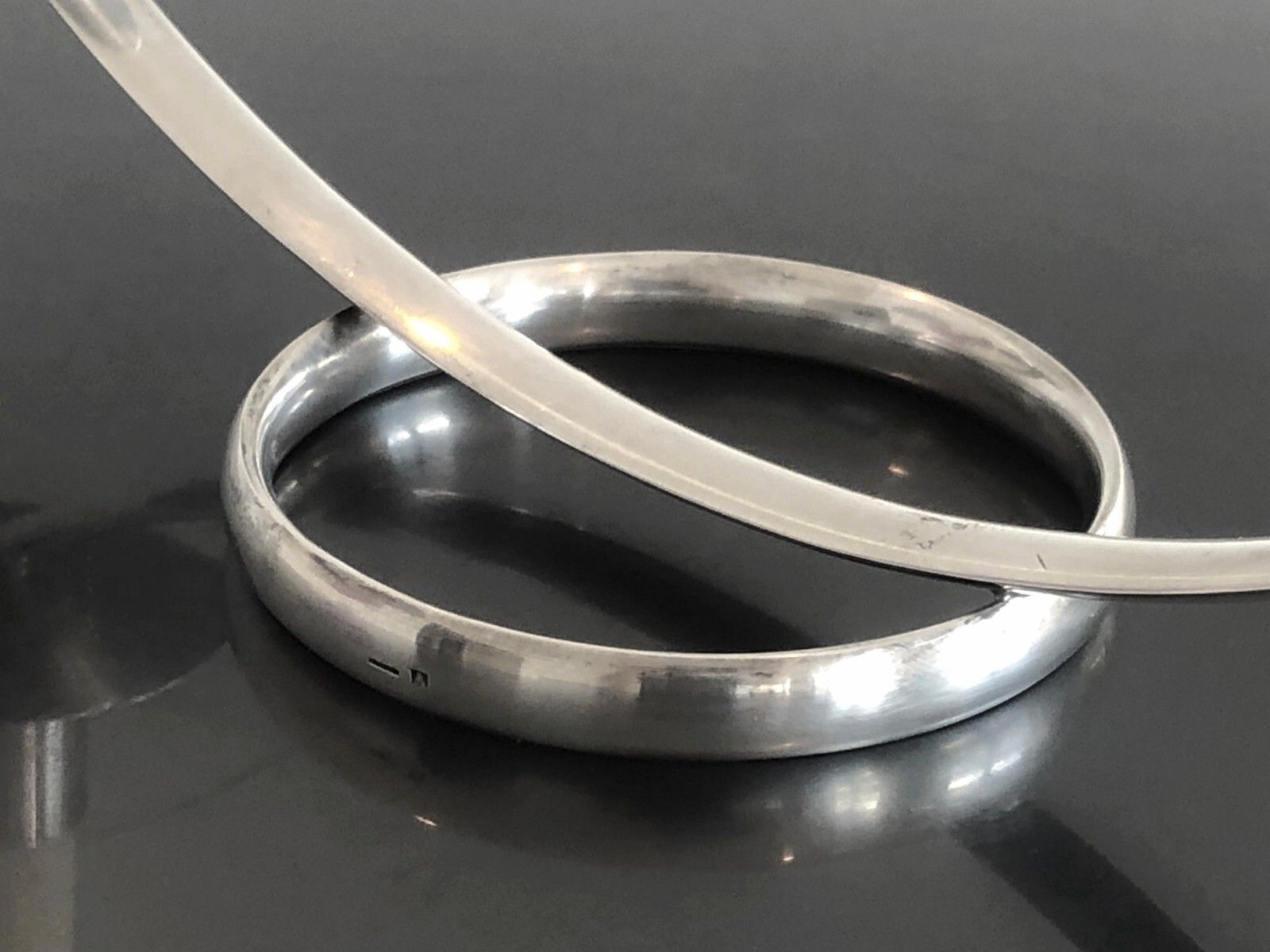 1970 Bougeoir Modernist Candlestick Silver Metal Christofle Sabattini Gaul photo furniture