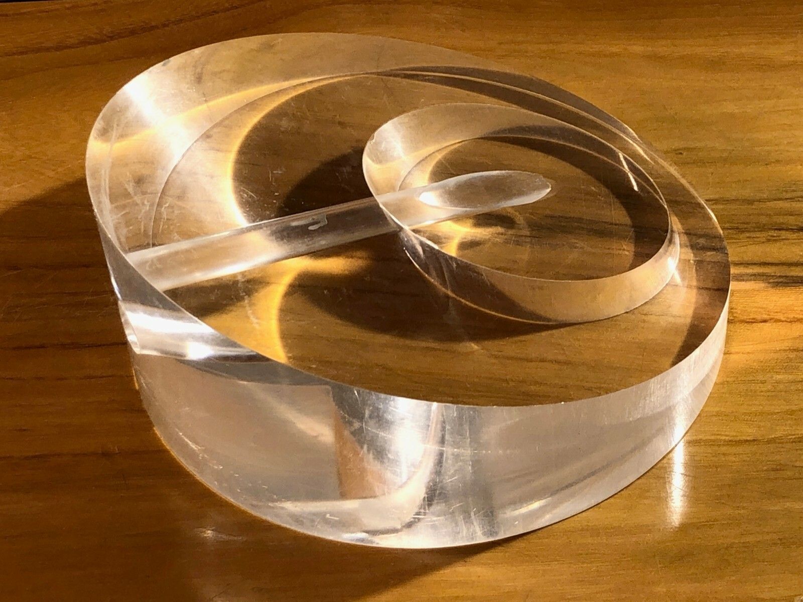 photo furniture 1970 Shabby Chic Kinetic Plexiglas Sculpture Lucite Fractal Resin Giraudon