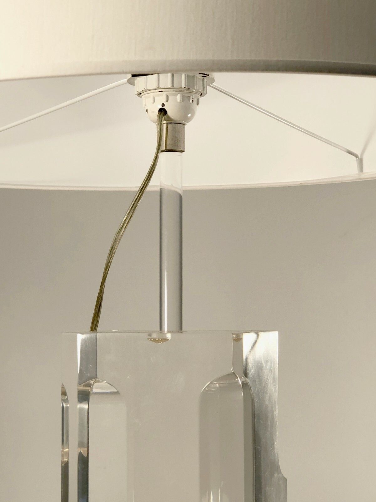 1970 Alessio Pocket Lamp Sculpture Shabby Chic Lucite Plexiglas Kinetic Op Art photo buy