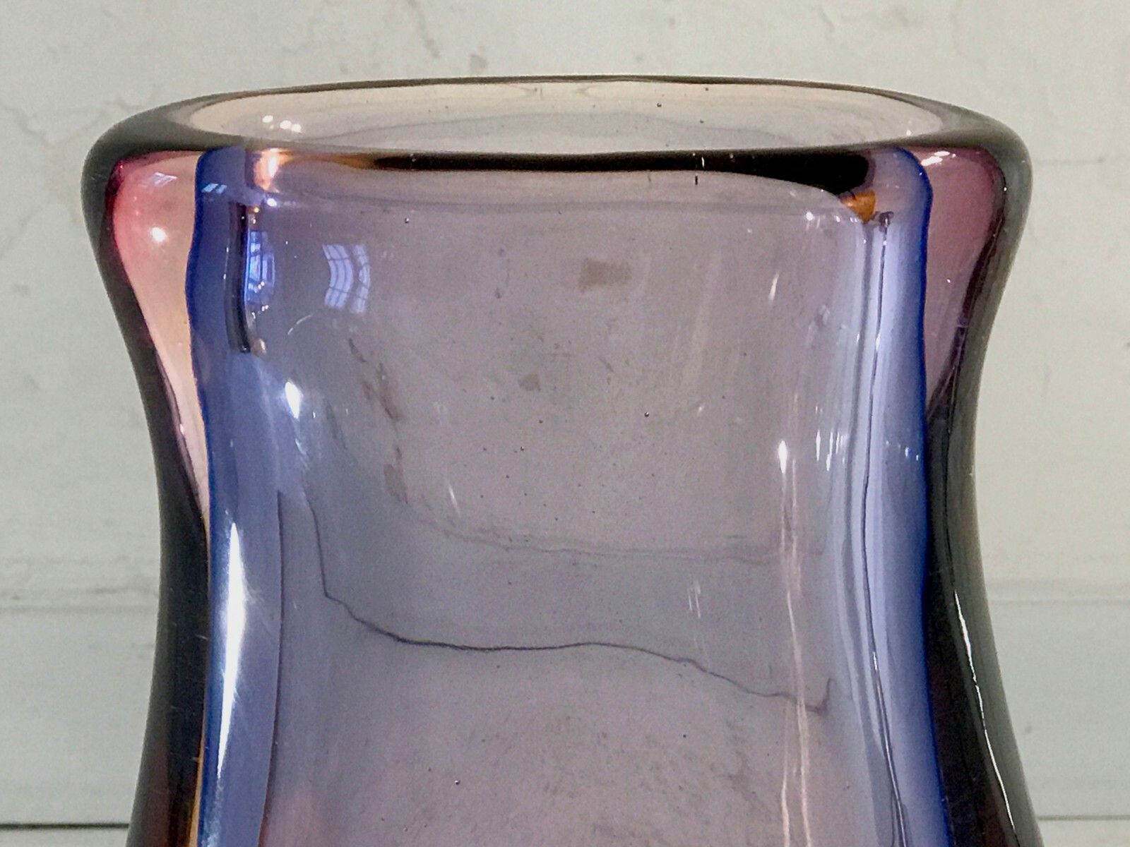 1960 Flavio Poli Submerged Seguso Vase Venini Murano Venice Shabby Chic photo vinterior