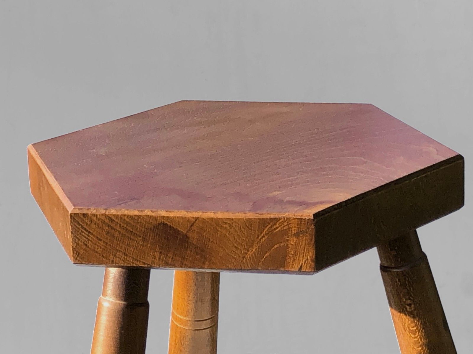 Furniture 1950 Modernist Brutalist Stool Tripod Marolles Chapo Perriand Noll photo