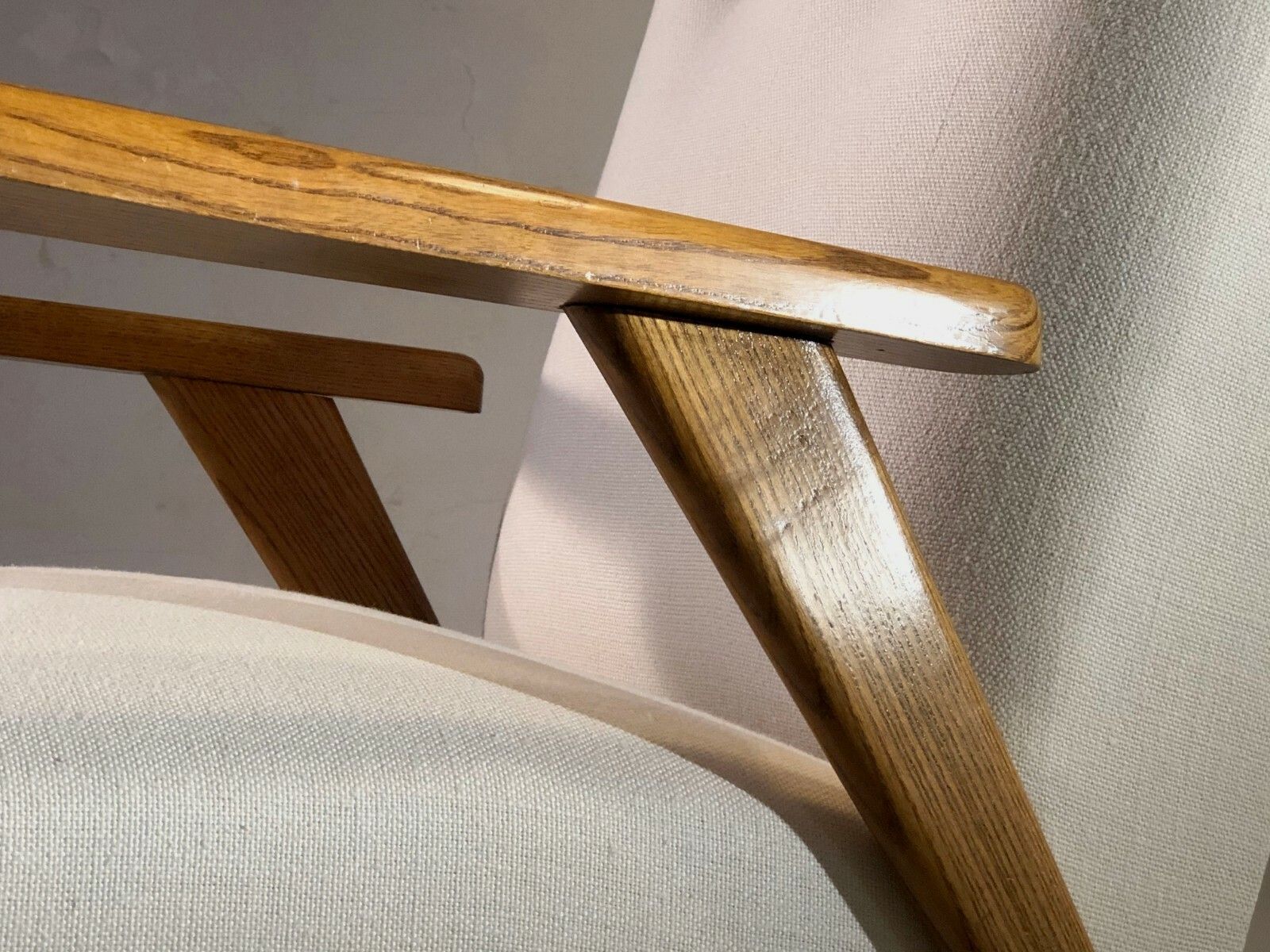 1950 Modernist Chair Reconstruction Free Form Motte Guariche Caillette photo vinterior