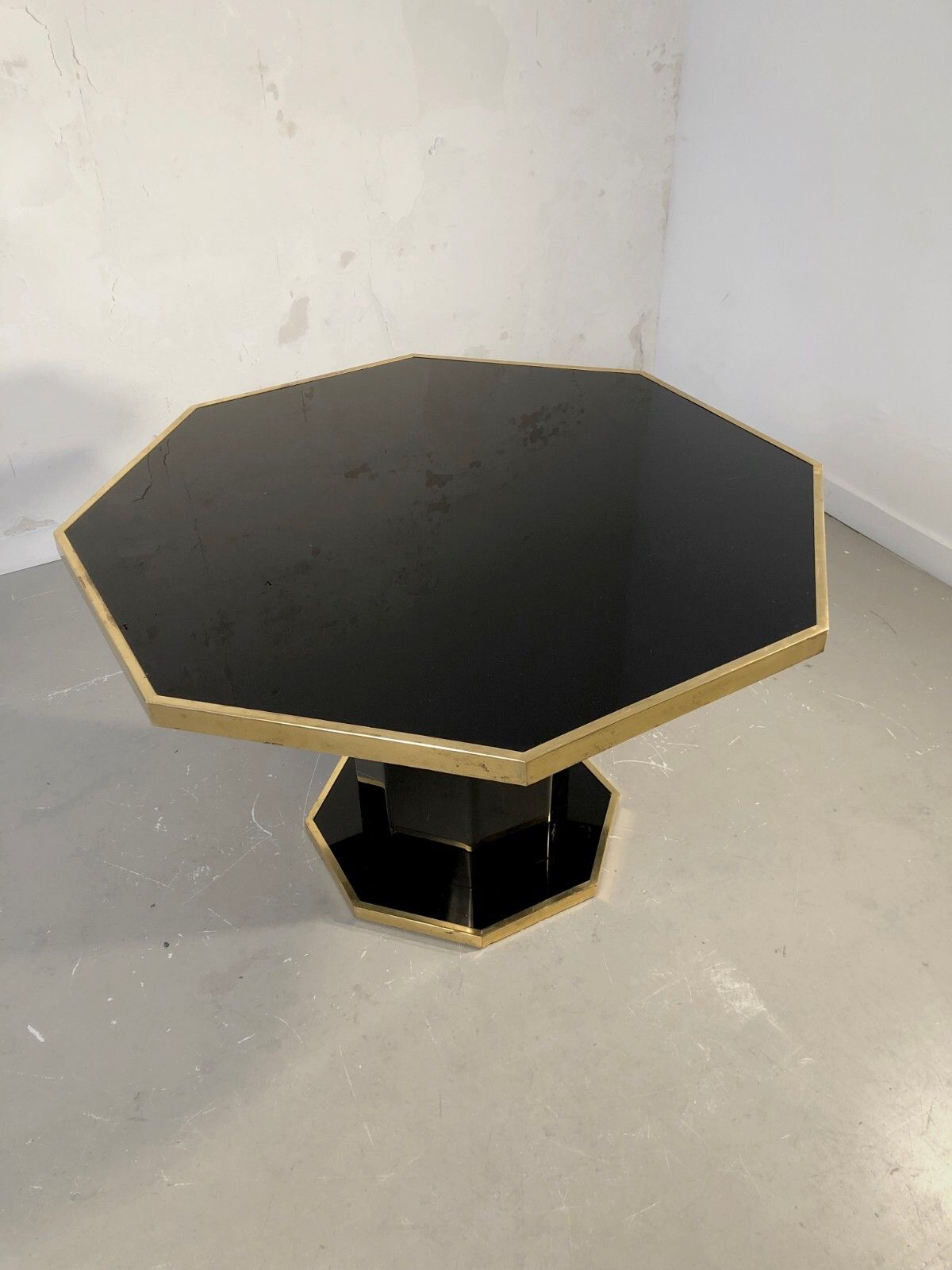 1970 Eric Maville Table Shabby Chic Plexiglas Lucite Willly Rizzo Jc Mahey photo vintage
