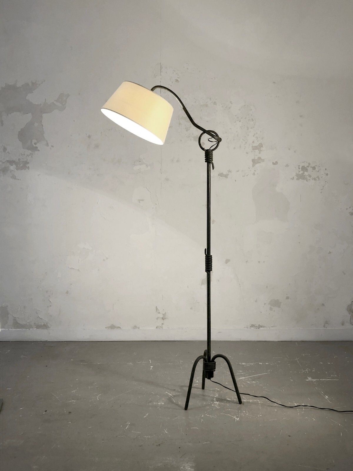 Lighting 1950 Jean Royere Art Deco Modernist Bauhaus Shabby Chic Lamp Adnet photo