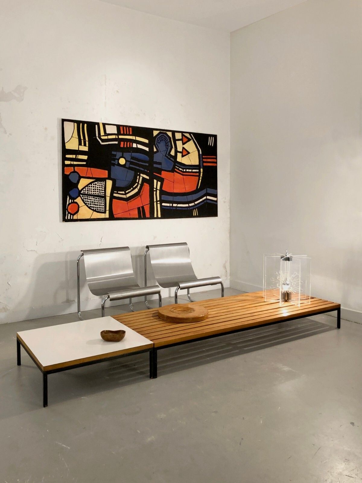 1970 Folk Art Modernist Brutalist Flat Cut Tapio Wirkkala Marc Held Noll photo for sale