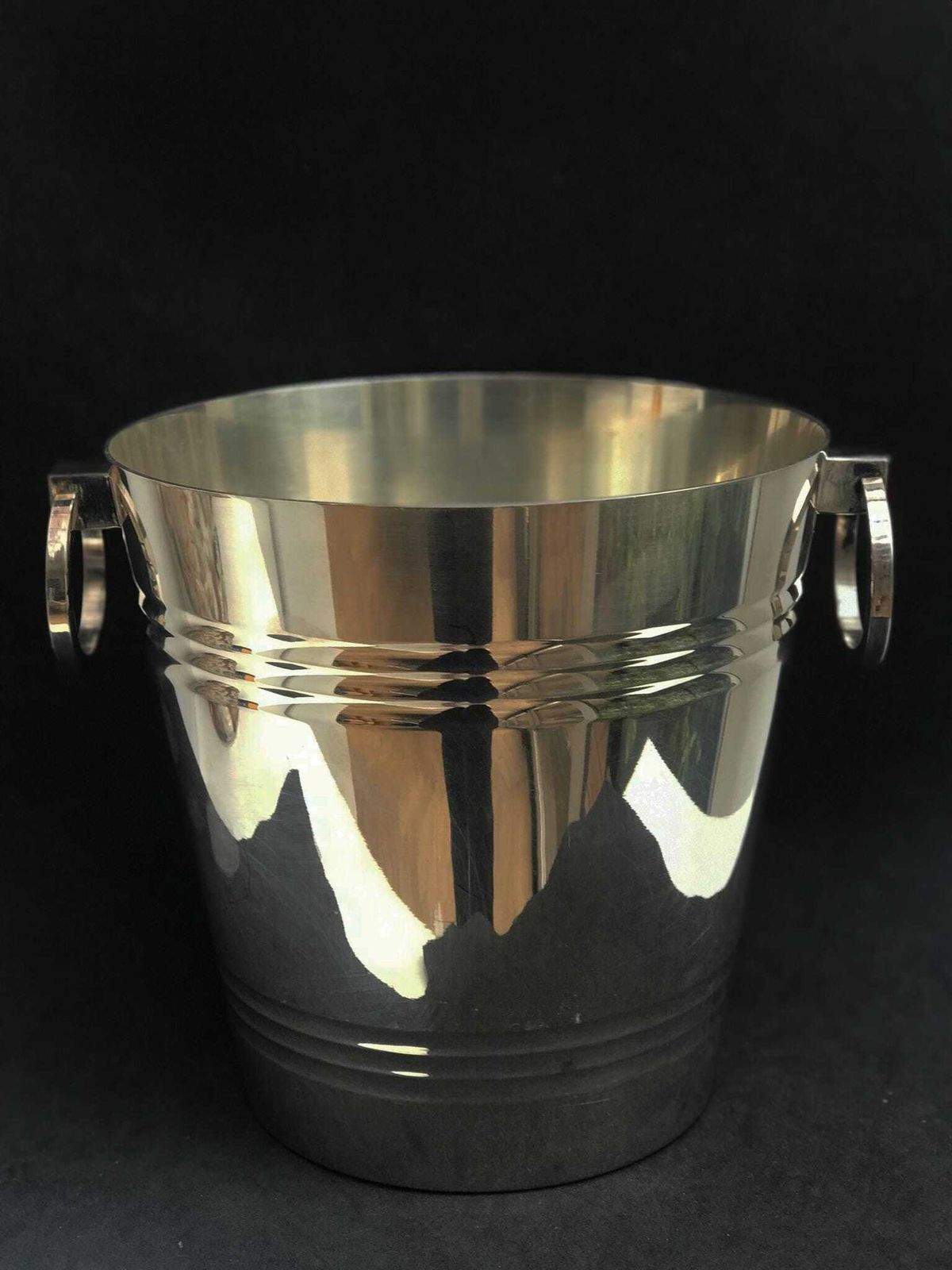 Champagne Emmer Verzilverd Met Handvatten – Frans, Saint Médard – Barkar, Wijnkoeler, Cadeau