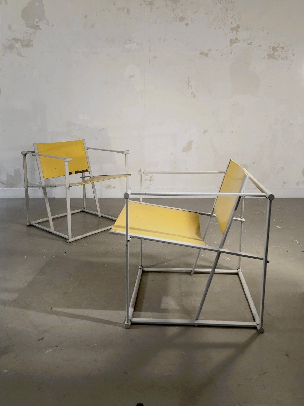 1980 Radboud Van Beekum 2 Fm61 Pastoe Chair Modernist Bauhaus Memphis De Stijl photo buy