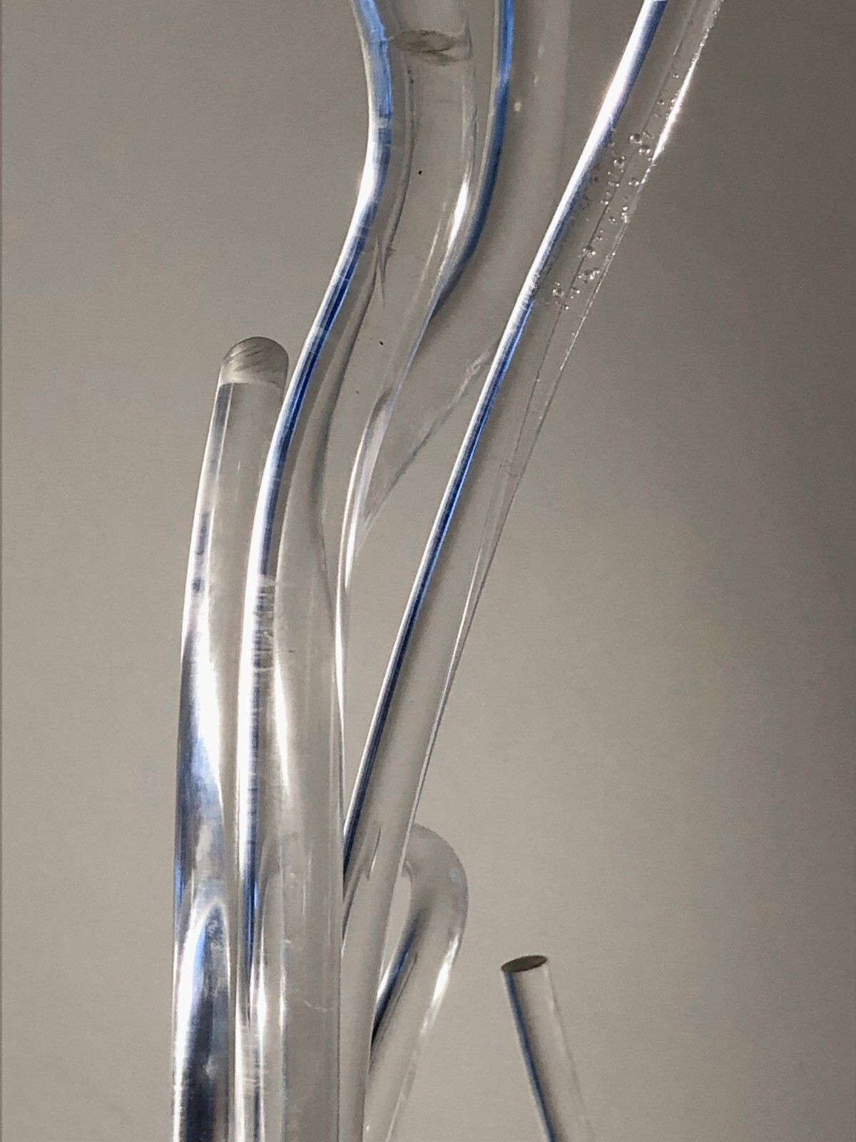 photo vintage 1970 Philippe Cheverny Kinetic Sculpture Plexiglas Op Art Pop Lucite Space Age