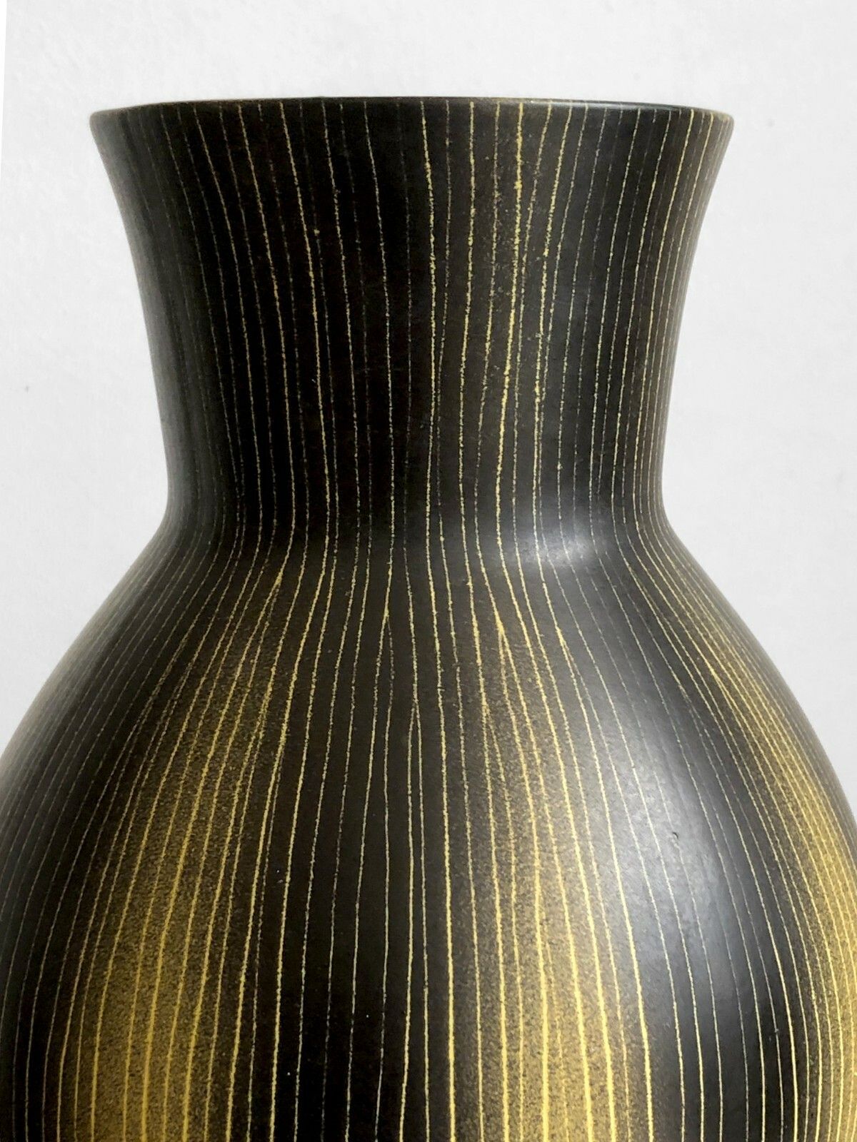 1950 Saint Clement 1 Vase & 1 Ceramic Cut Free Form Vallauris Chambost photo Home Decor
